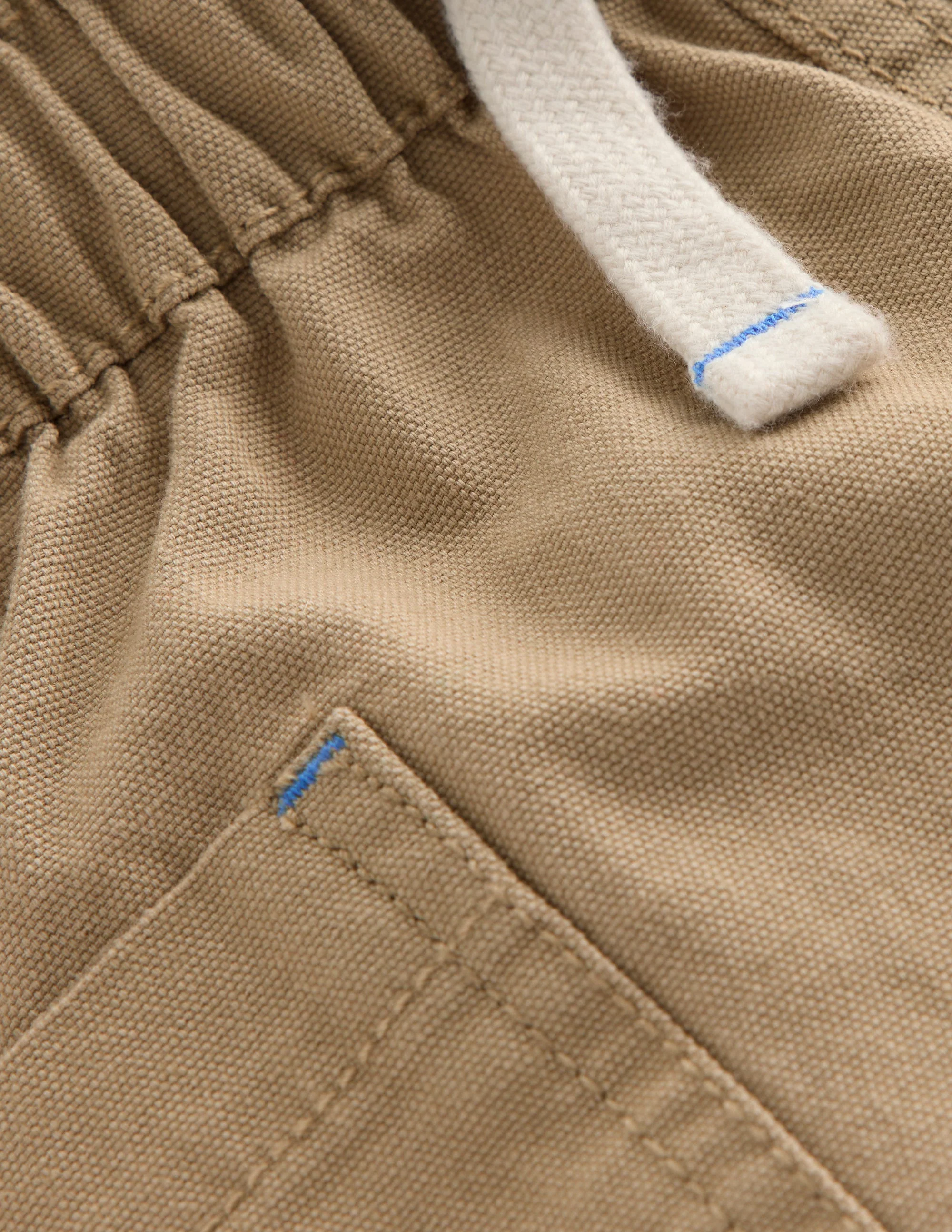 Baumwollshorts mit Tasche-Macadamia - Image 3
