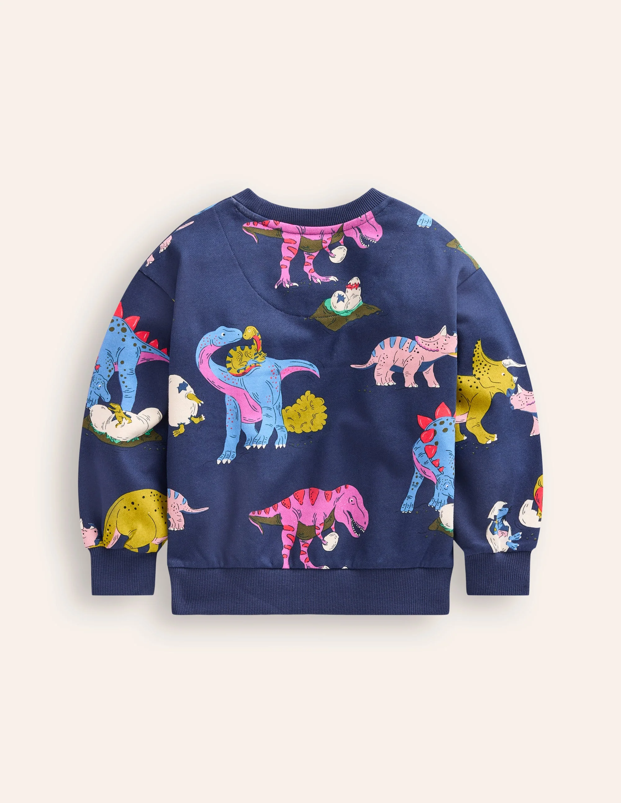 Bedrucktes Sweatshirt-Bunt Dino-Familie - Image 6