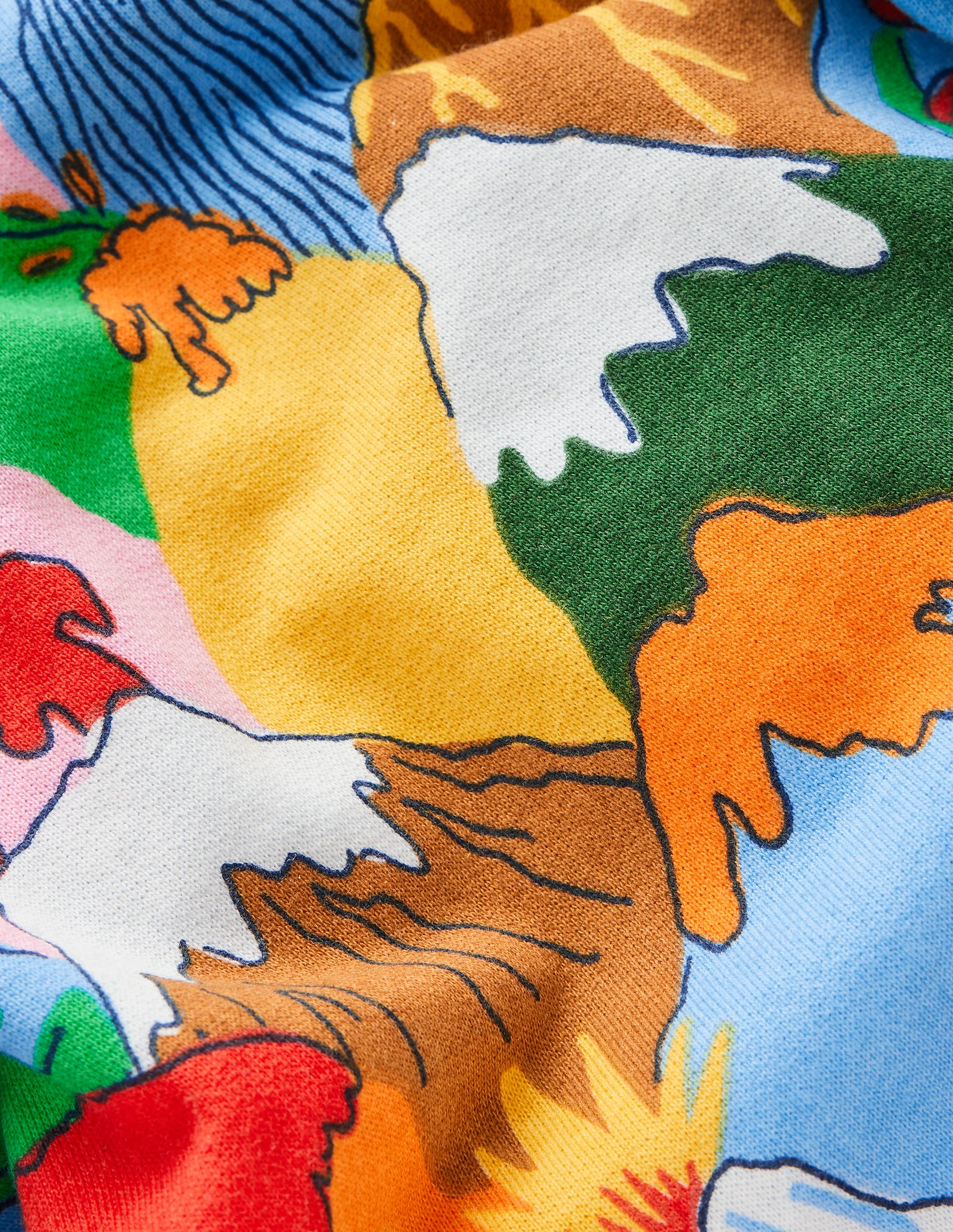 Bedrucktes Sweatshirt für den Alltag-Bunt Vulkane - Image 4