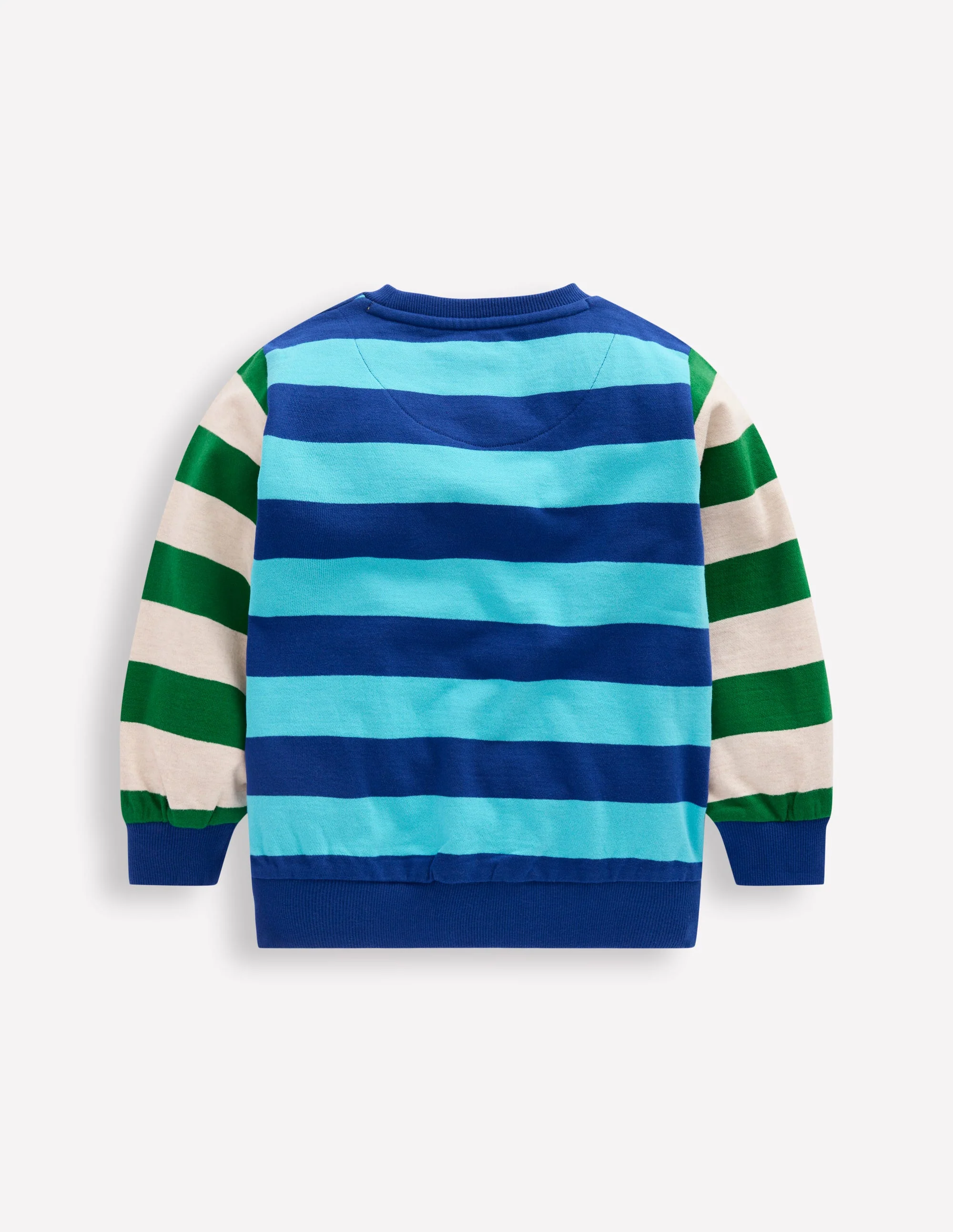 Bedrucktes Sweatshirt für den Alltag-Kuddelmuddel Streifen - Image 2