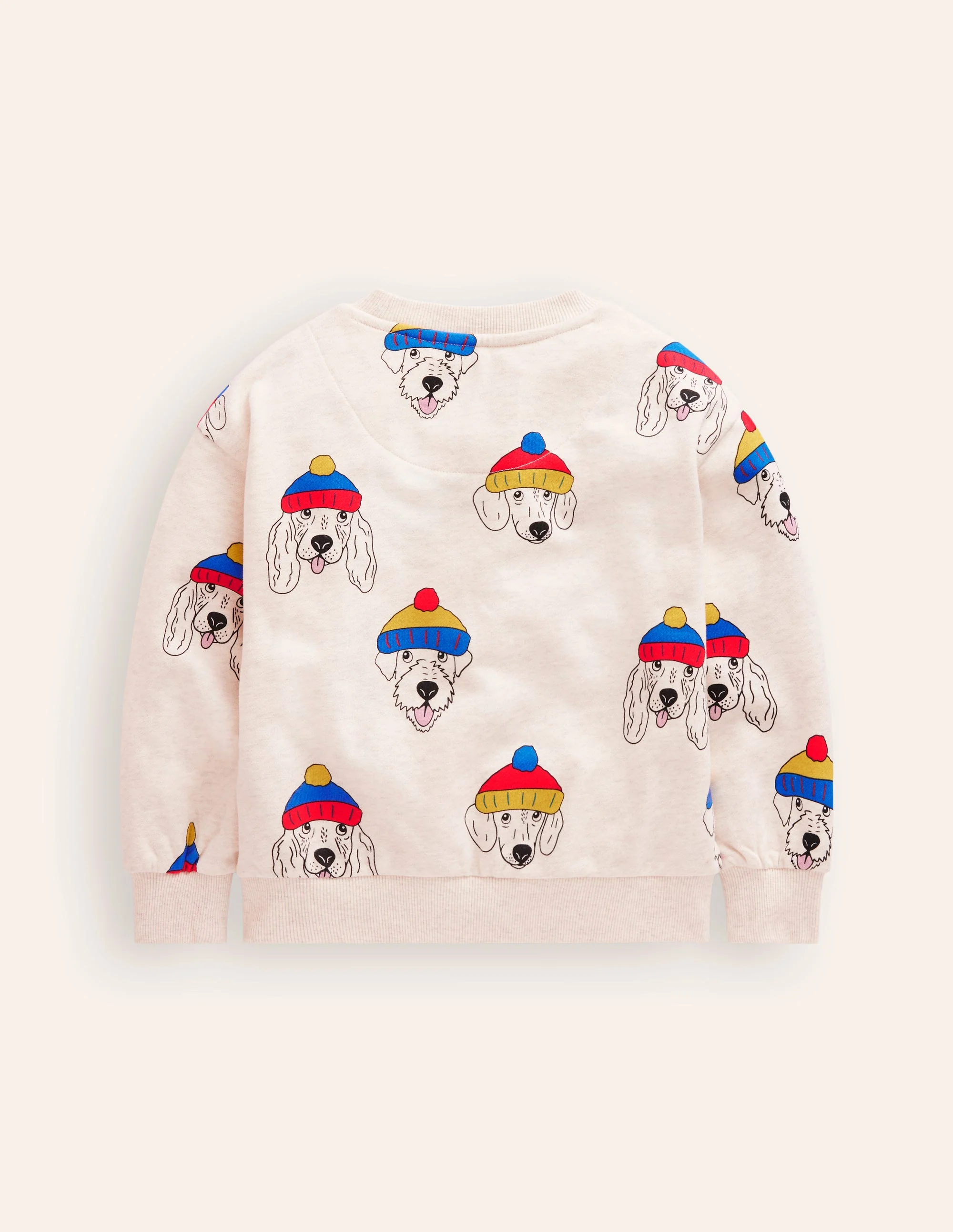 Bedrucktes Sweatshirt-Haferbeige Coole Hunde - Image 2