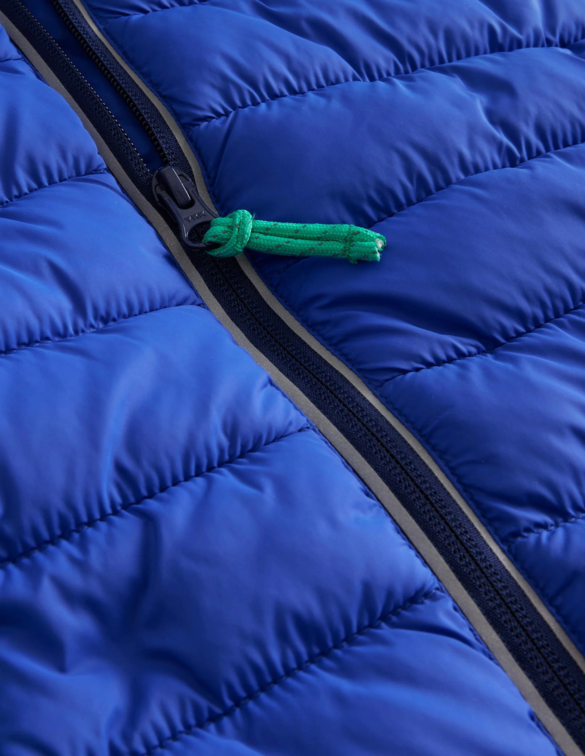Bequem verstaubare, wattierte Jacke-Fischreiherblau / Jadegrün - Image 3