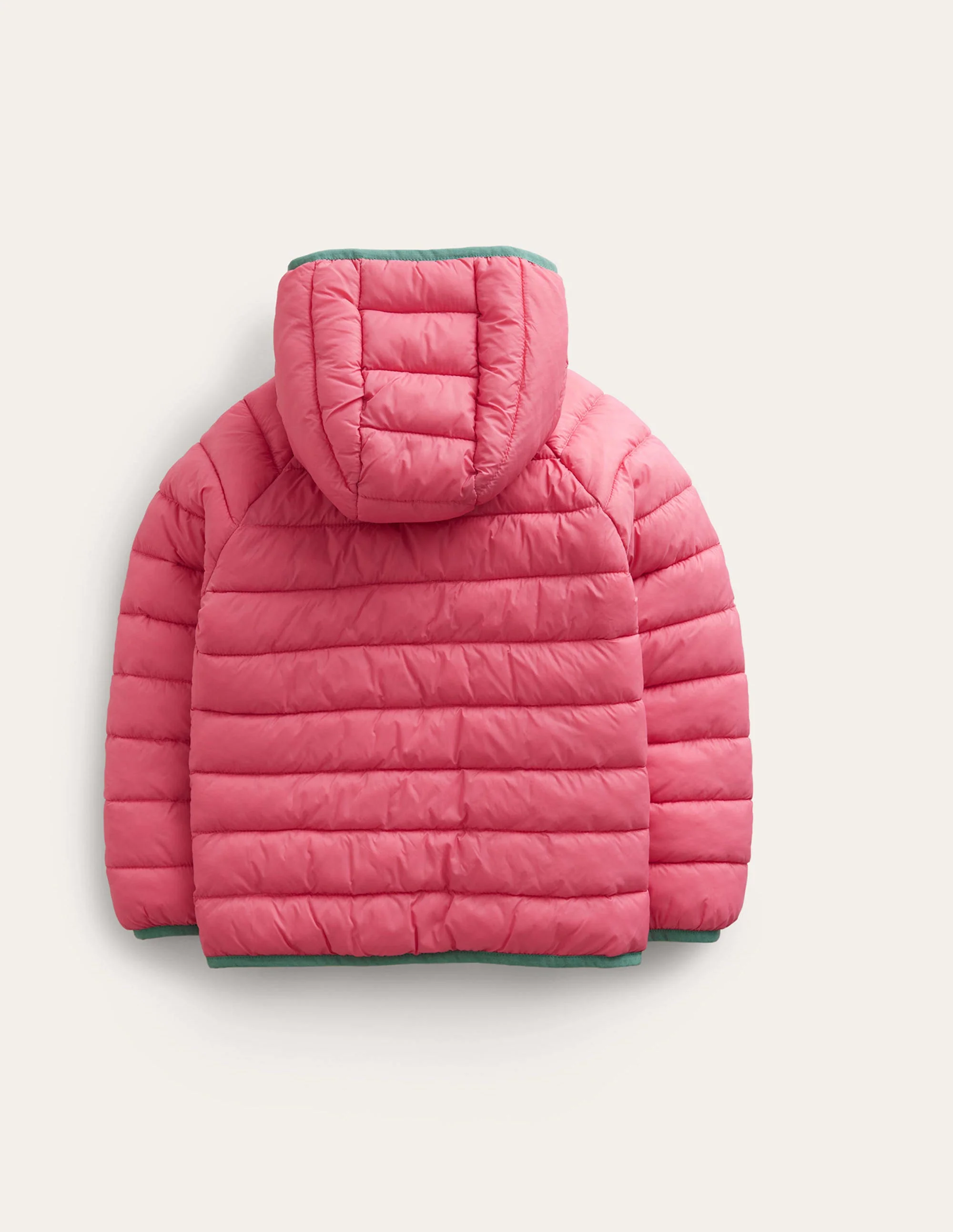 Bequem verstaubare, wattierte Jacke-Rosarot - Image 2