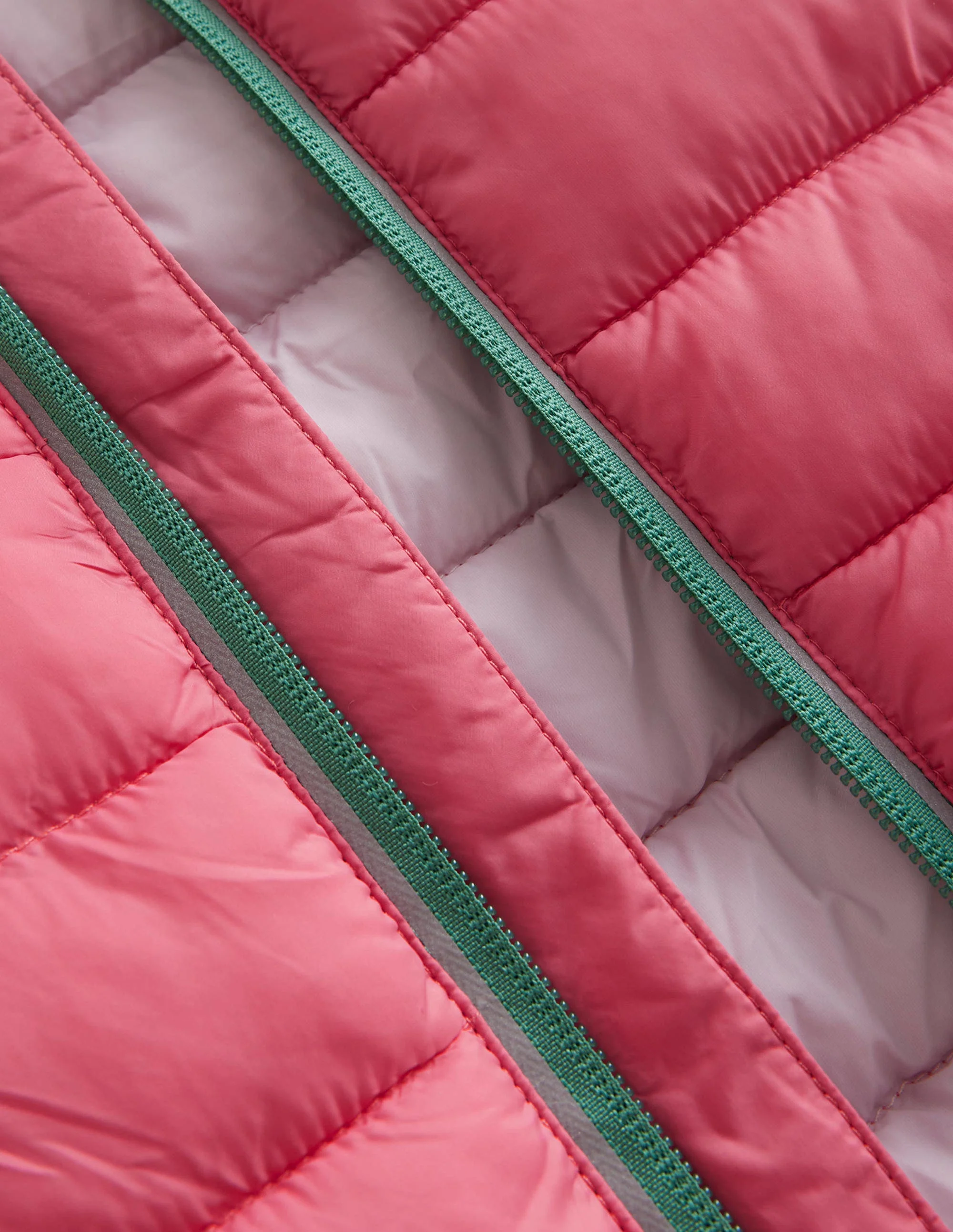 Bequem verstaubare, wattierte Jacke-Rosarot - Image 3