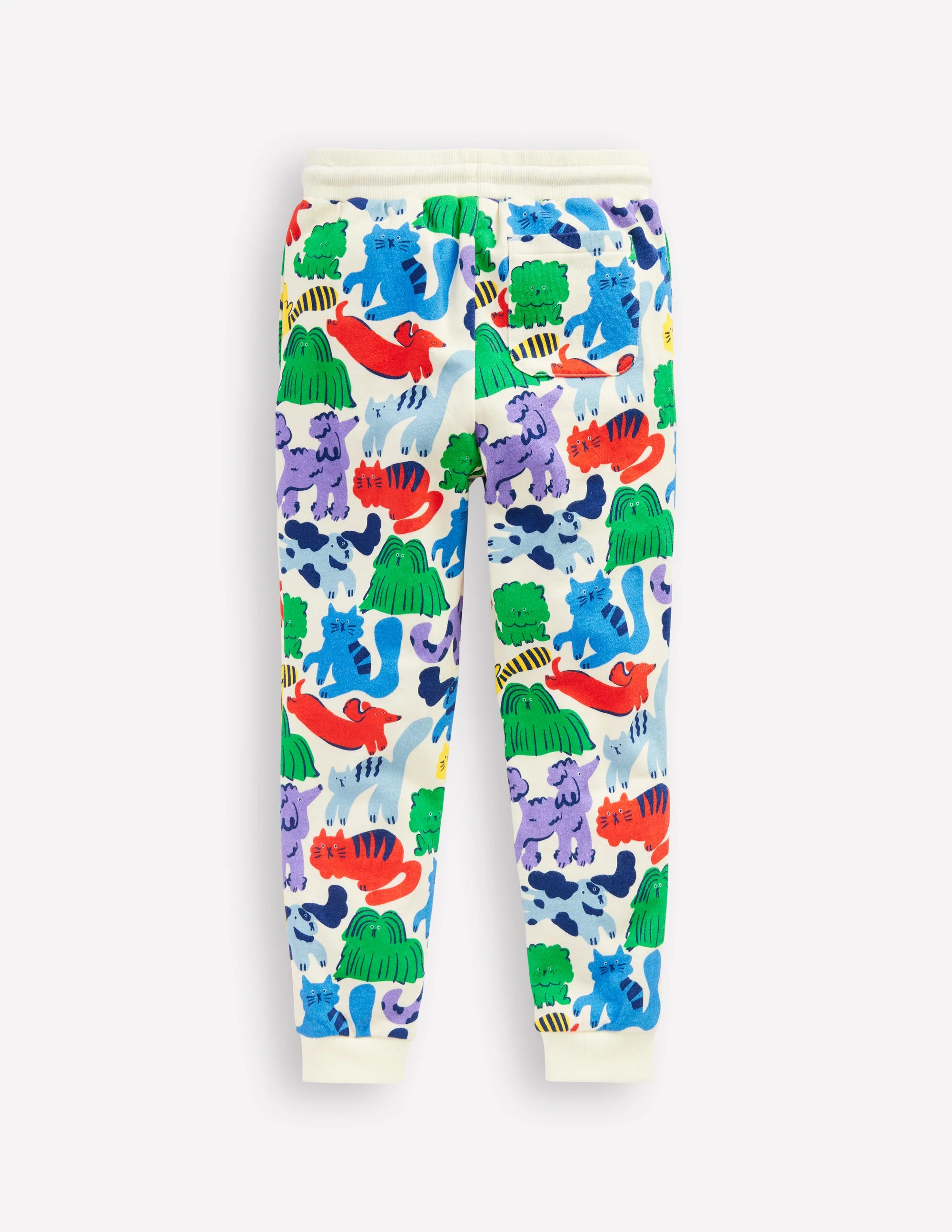 Bequeme Jogginghose mit Druck-Regenbogen Haustiere - Image 2