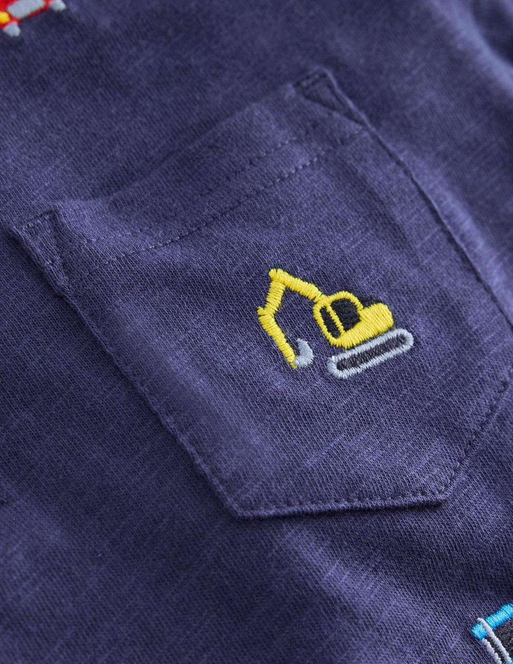 Besticktes Flammgarn-Polohemd-Schuluniform-Marineblau Transport - Image 3
