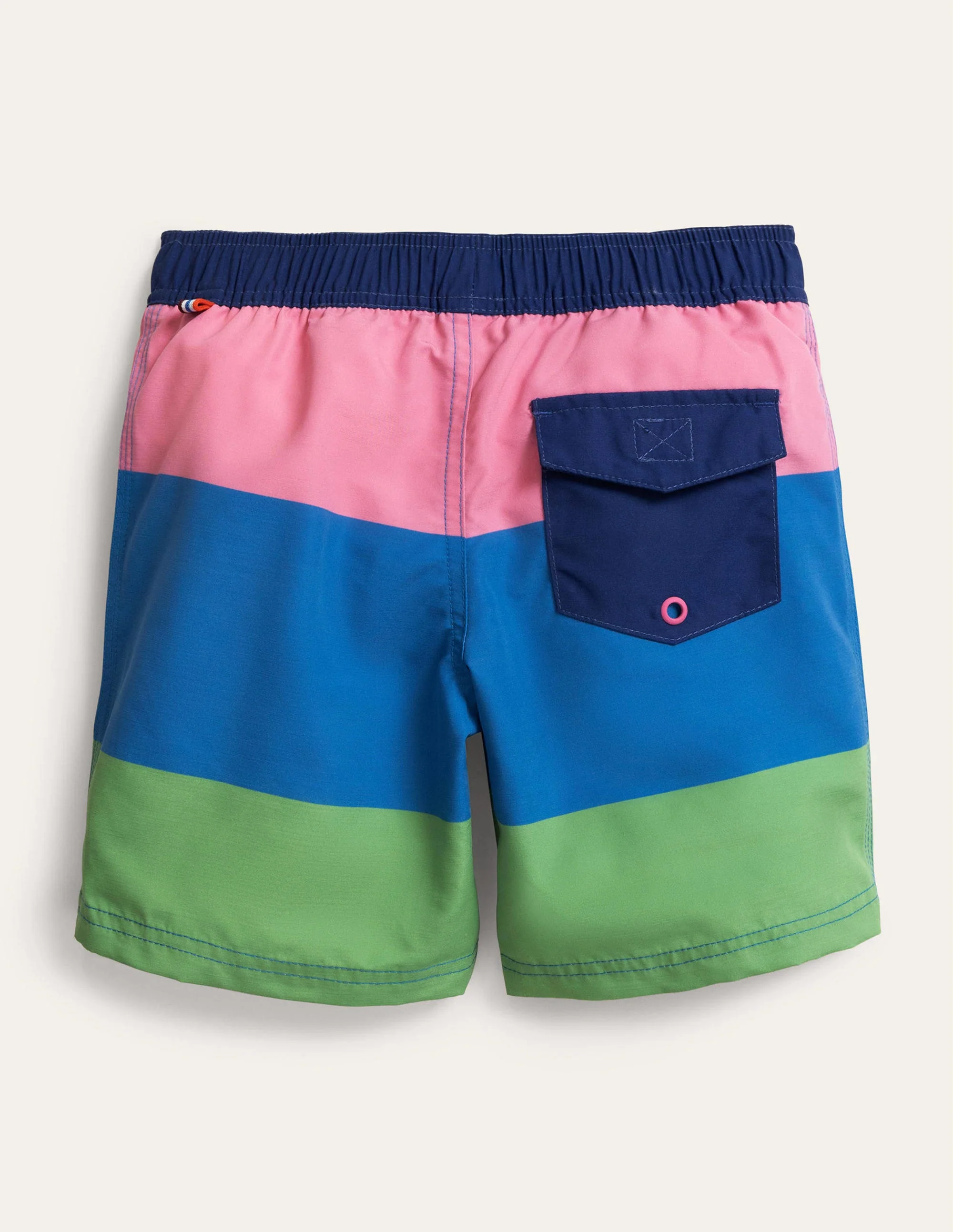 Board Shorts-Wilde Orchidee/Bunt, Gestreift - Image 2