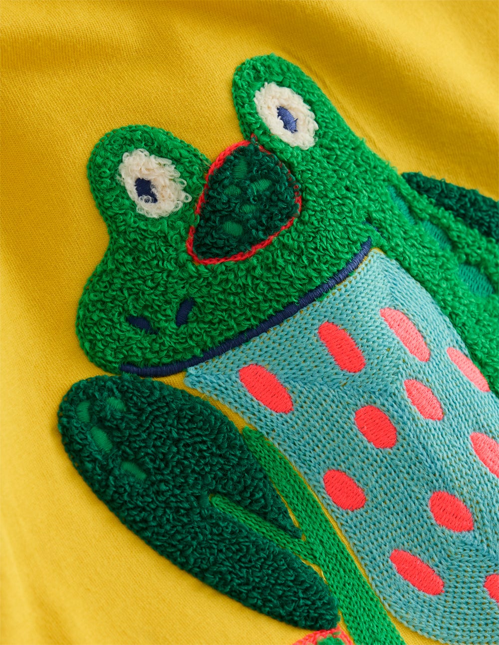 Bouclé-T-Shirt-Ananasgelb Frosch - Image 3