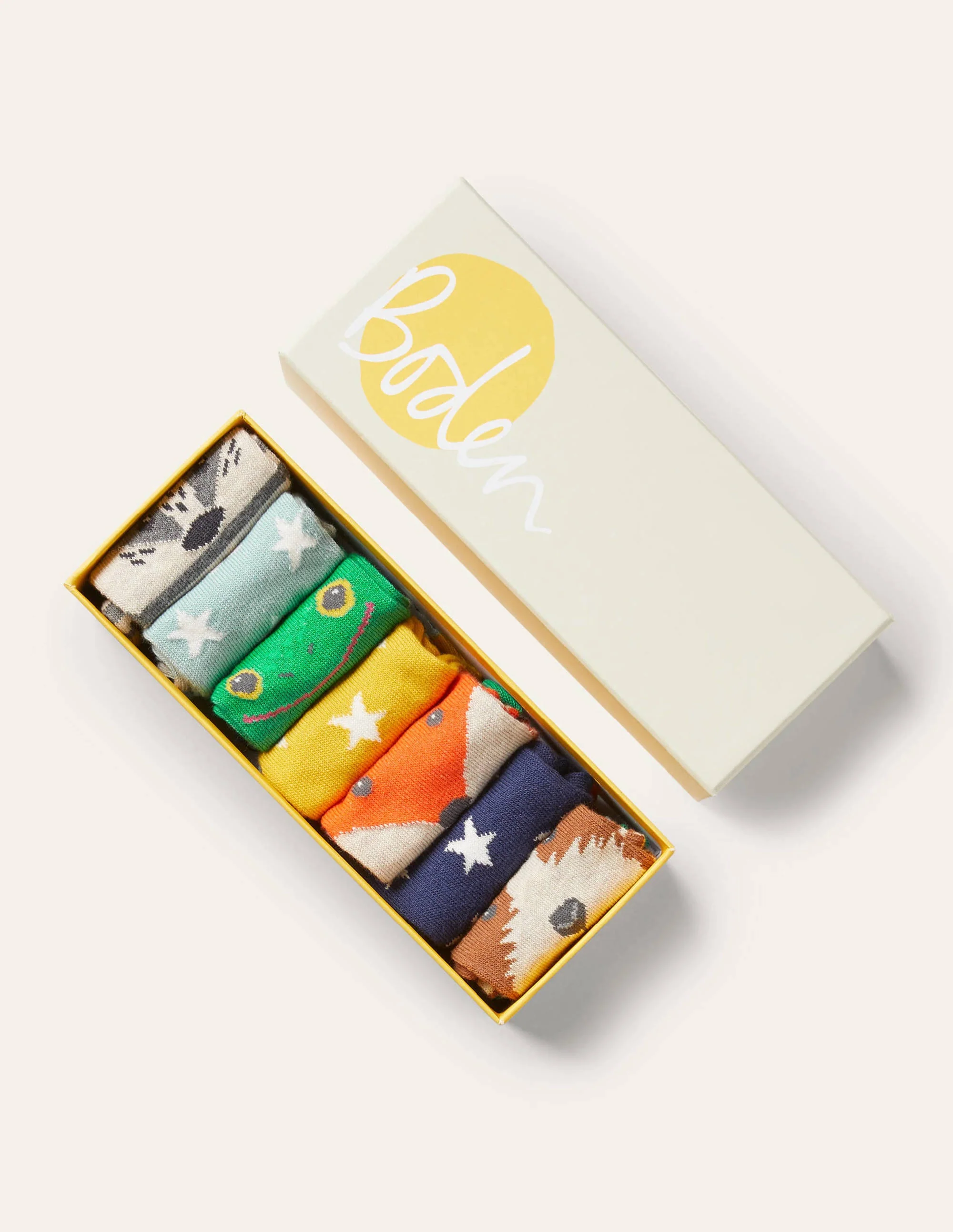 Box mit Socken im 7er-Pack-Waldfreunde