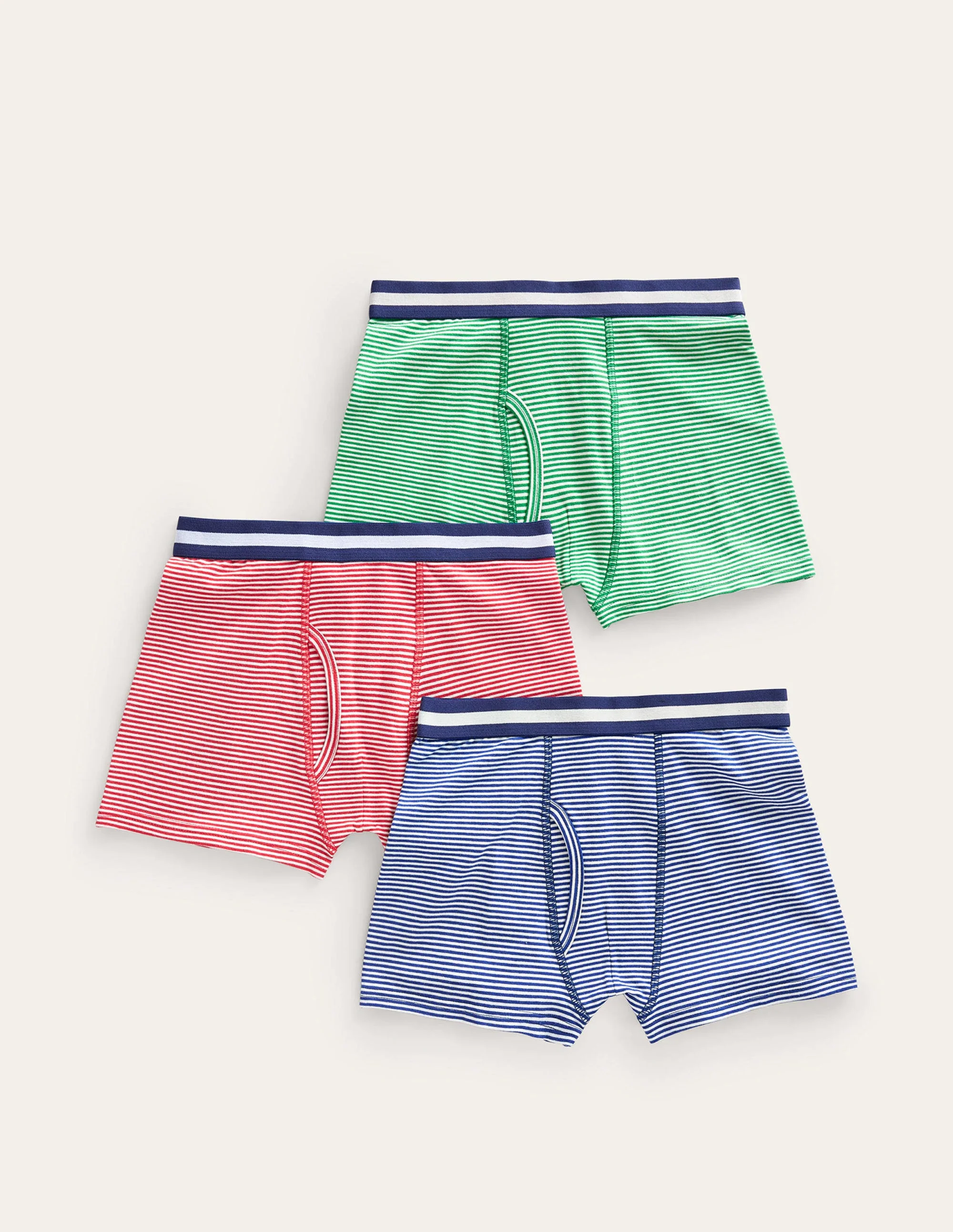 Boxershorts im 3er-Pack-Bunt Feine Streifen