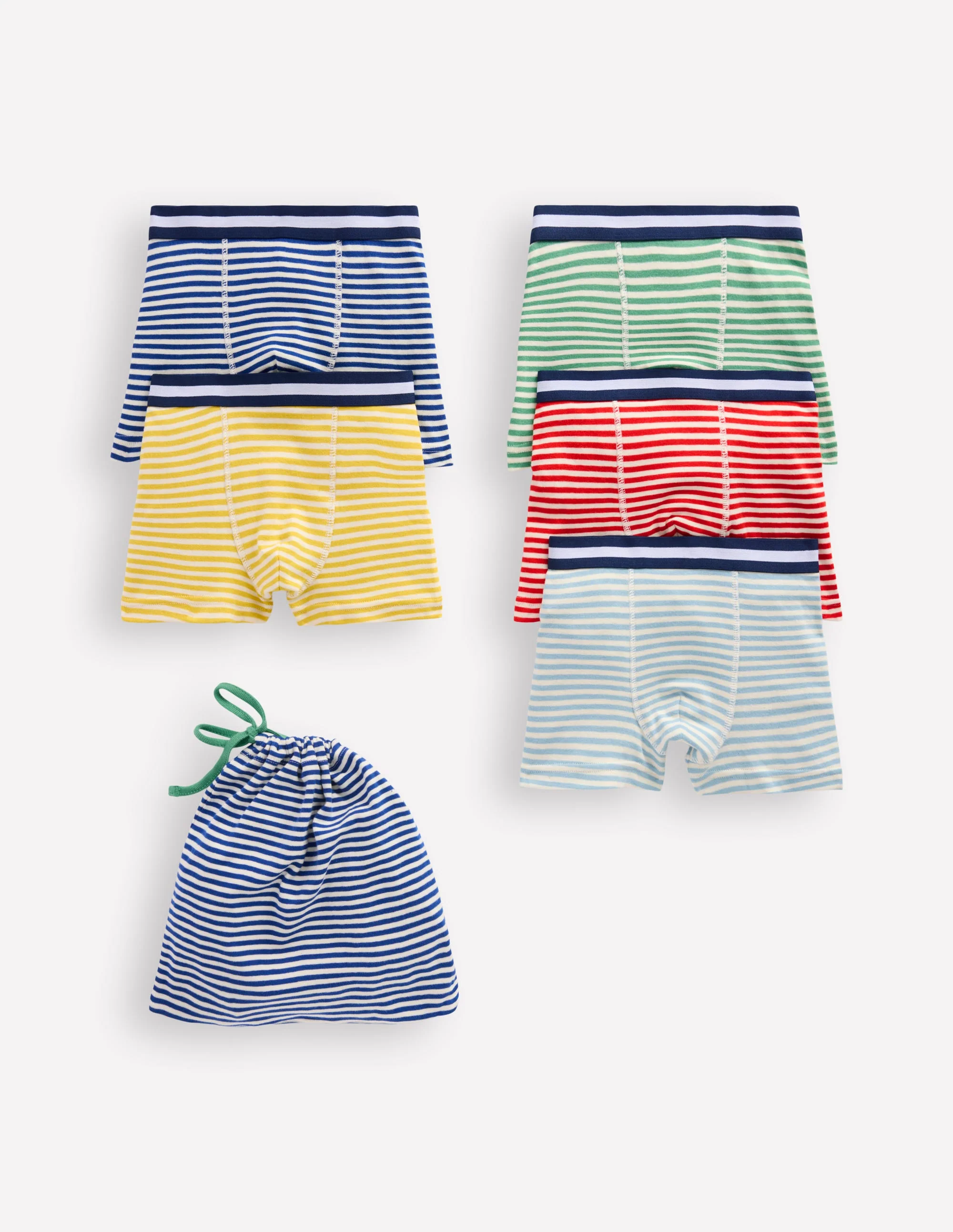 Boxershorts im 5er-Pack-Regenbogen Streifen