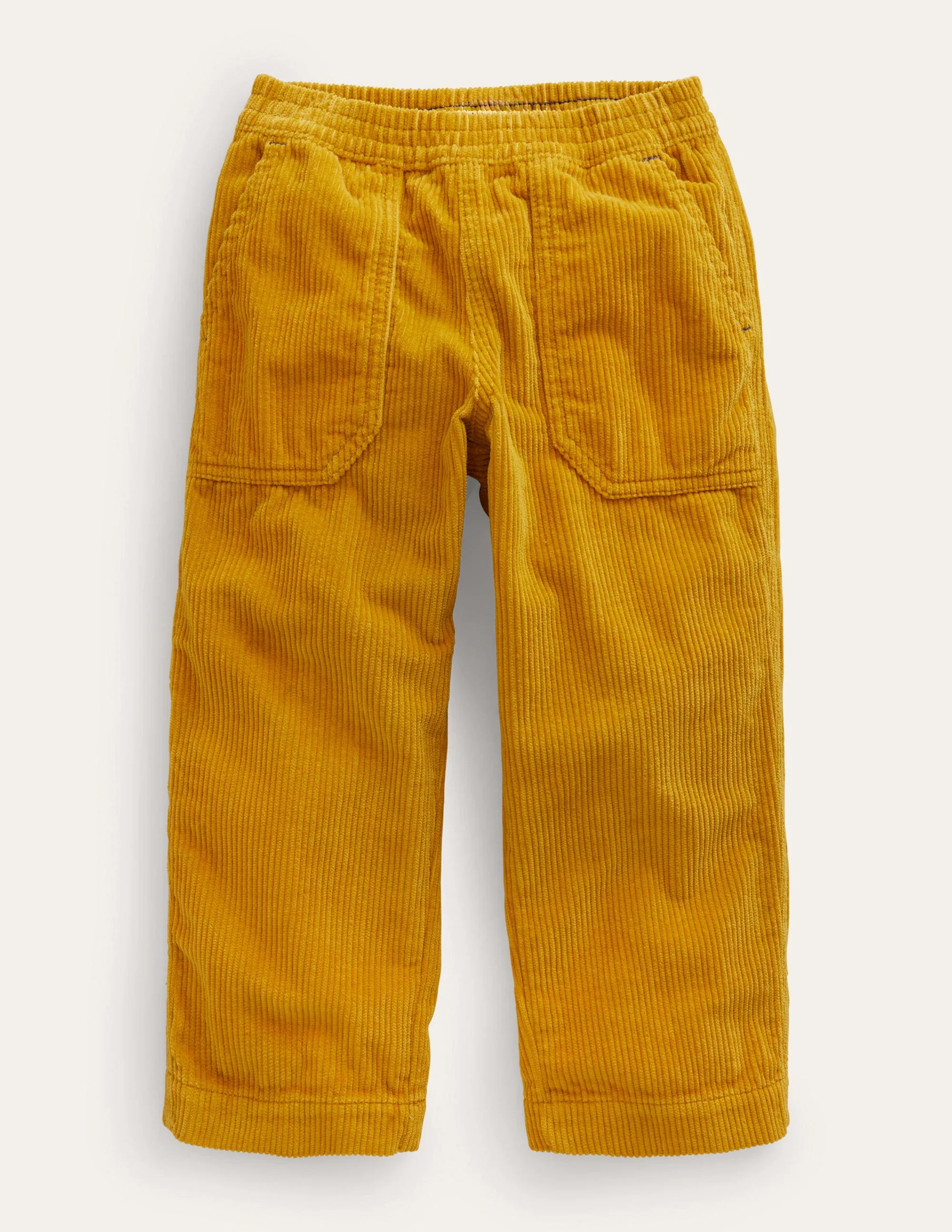 Breite Cordhose zum Hineinschlüpfen-Brioche