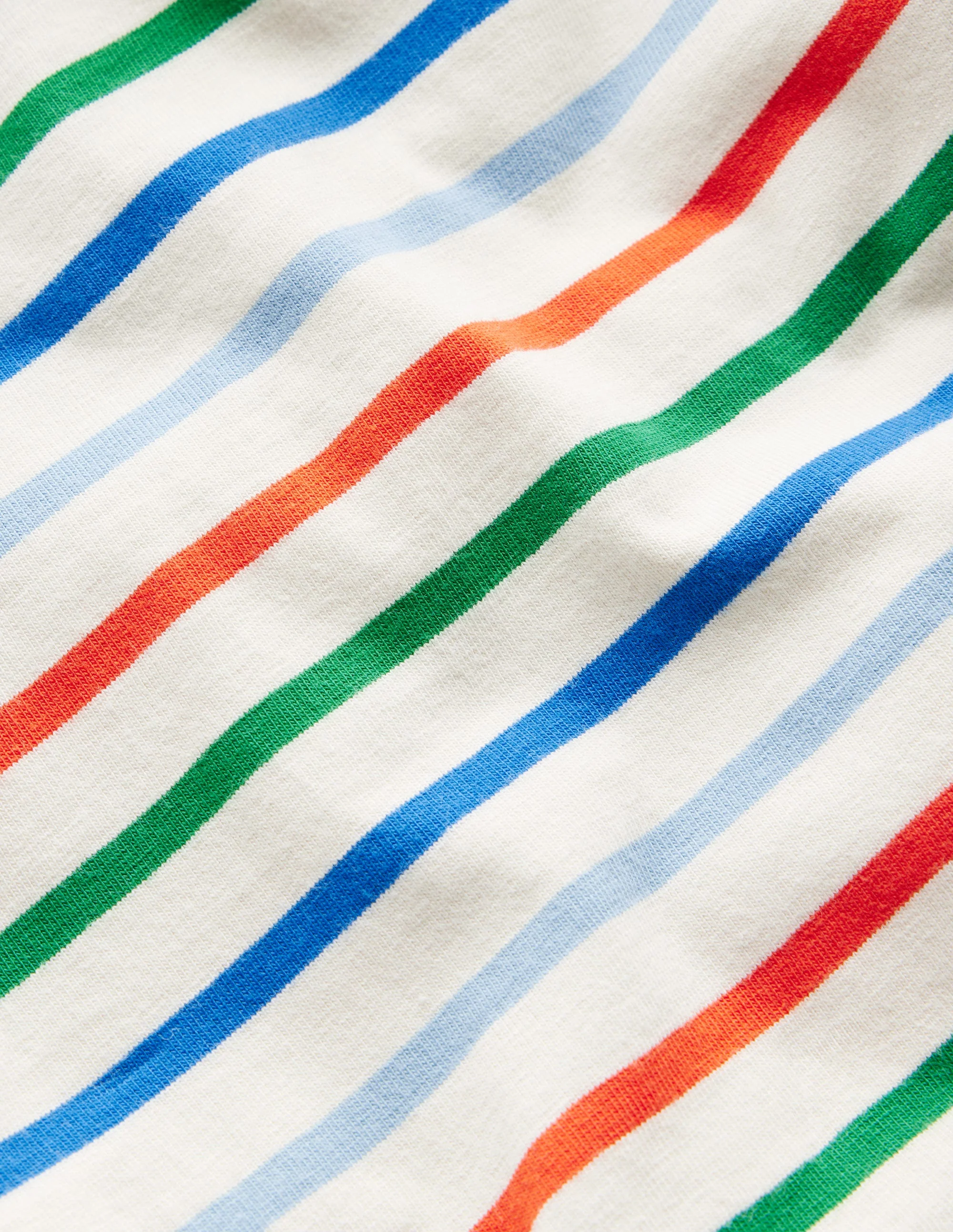 Breton-T-Shirt für den Alltag-Griechisches Blau/Knallrot - Image 3