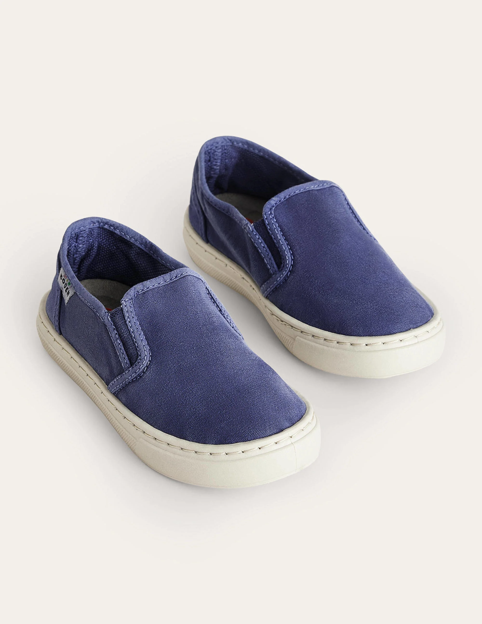 Canvas-Slipper für Jungen-Schuluniform-Marineblau - Image 2
