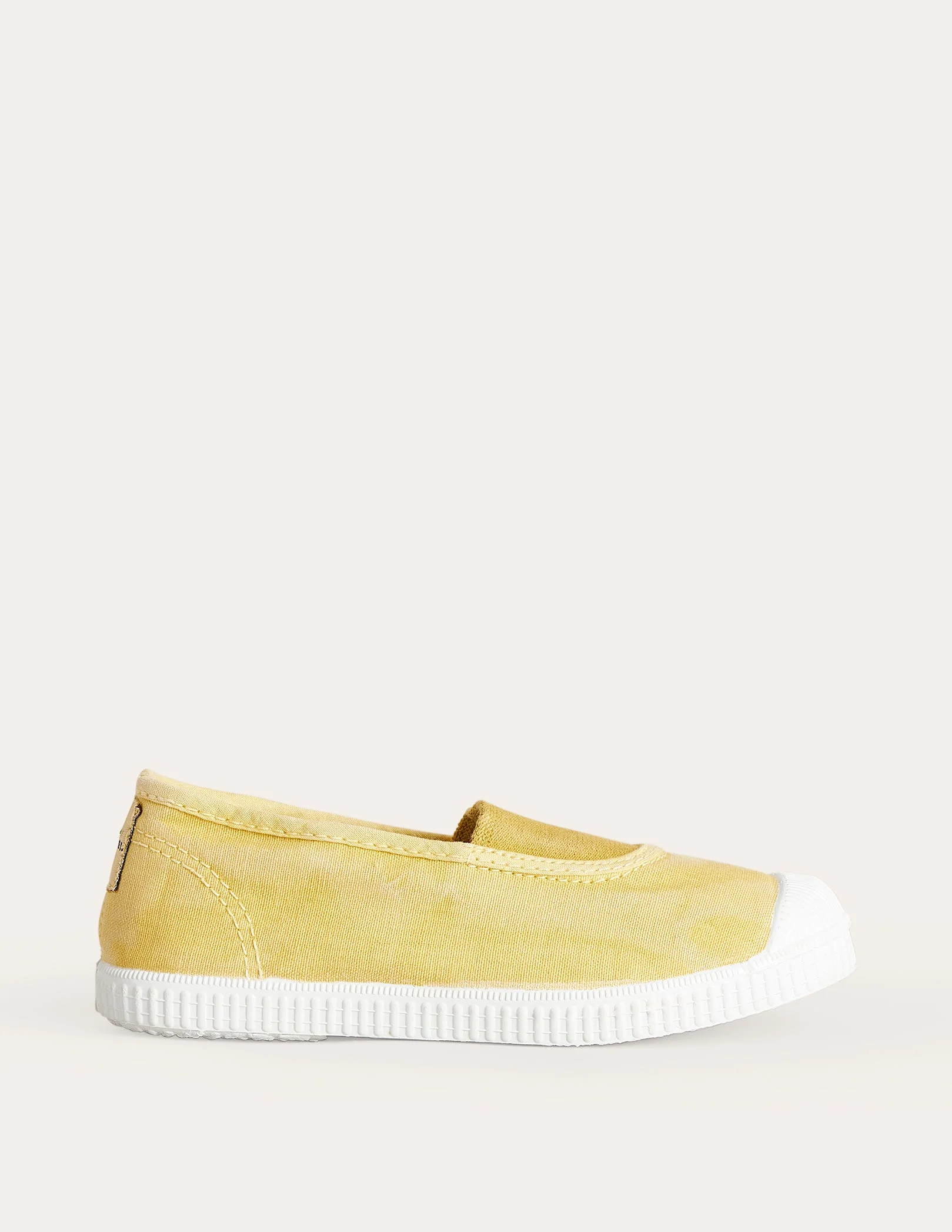 Canvas-Turnschuhe-Gelb