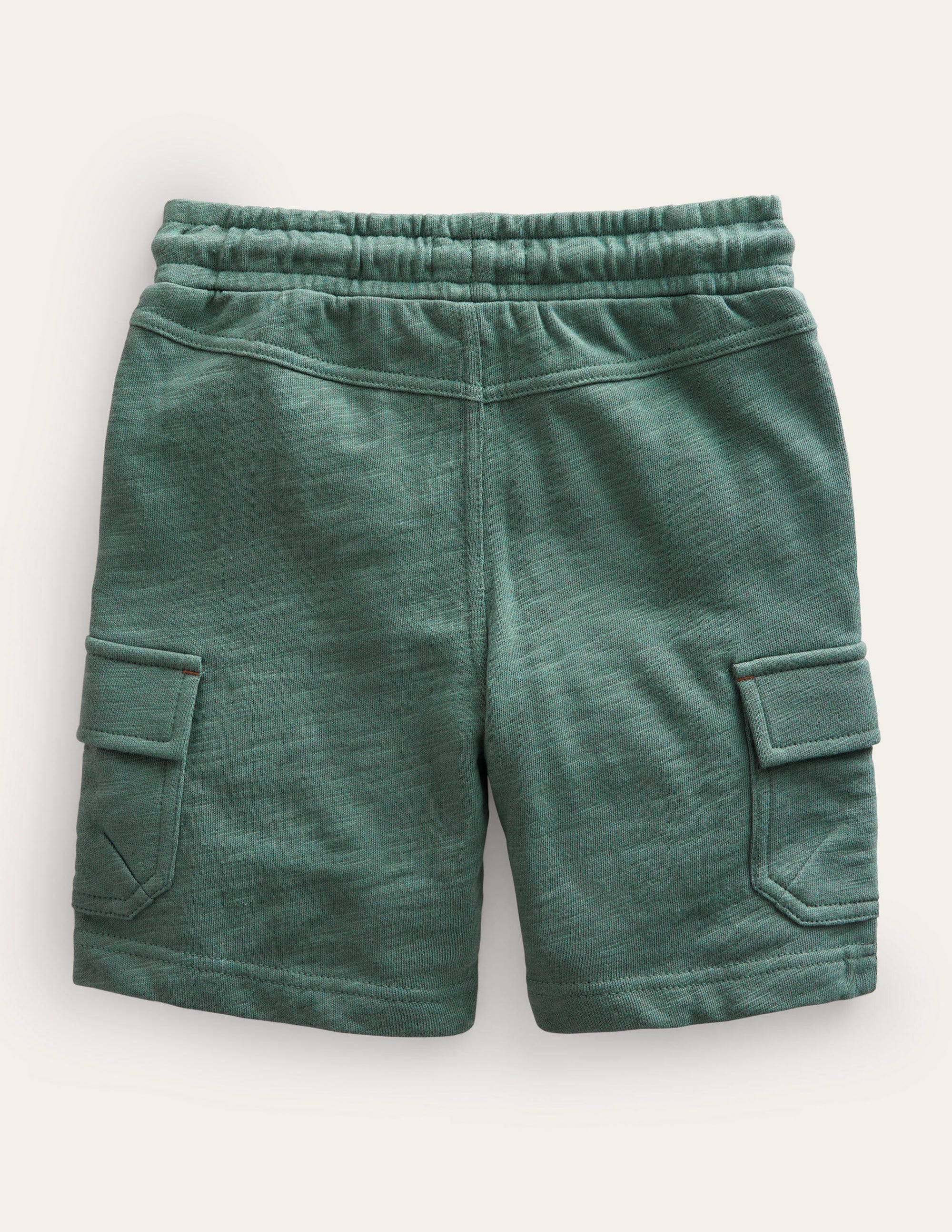 Cargo-Shorts aus Jersey-Dunkles Teichgrün - Image 2