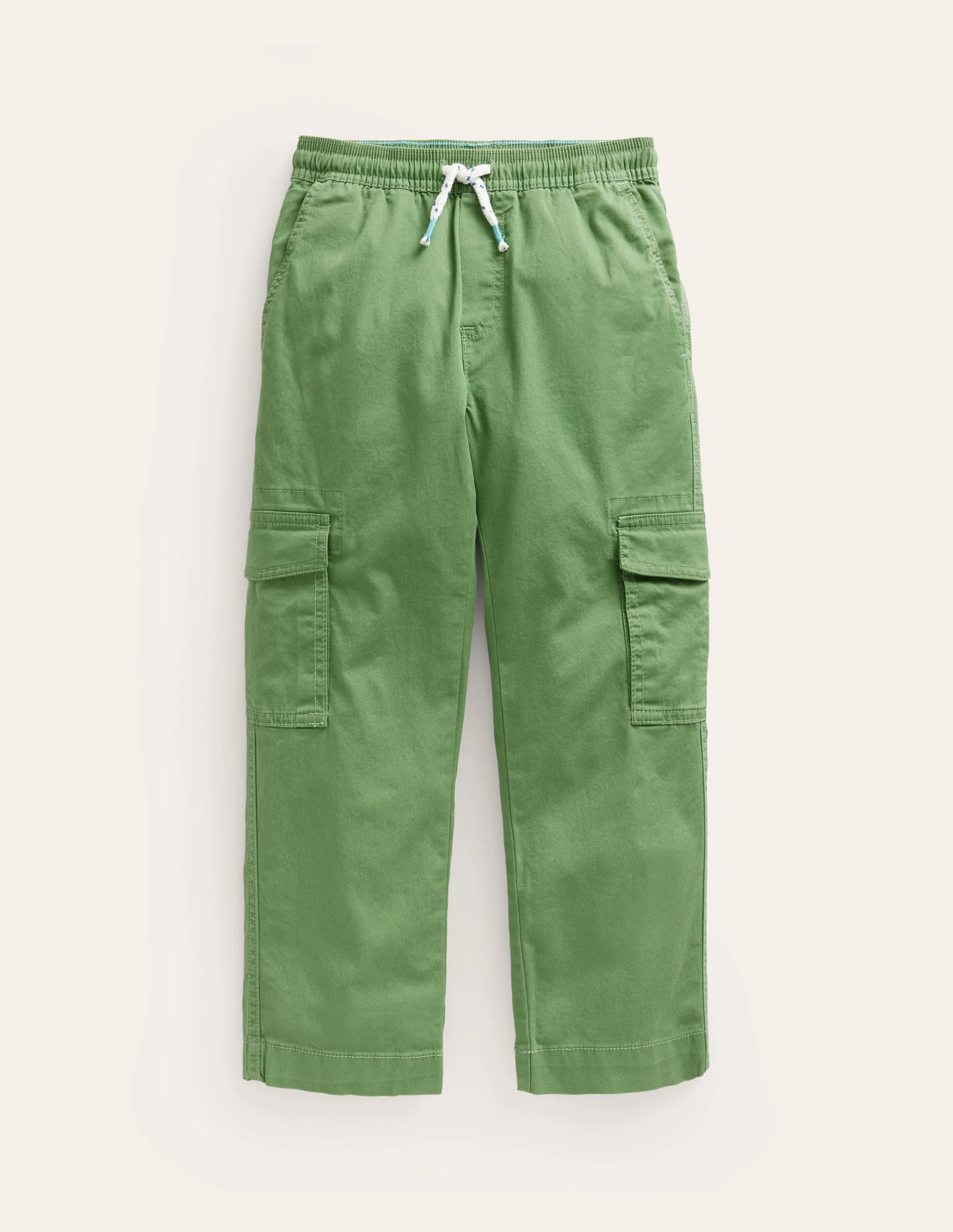 Cargohose mit geradem Bein-Safarigrün