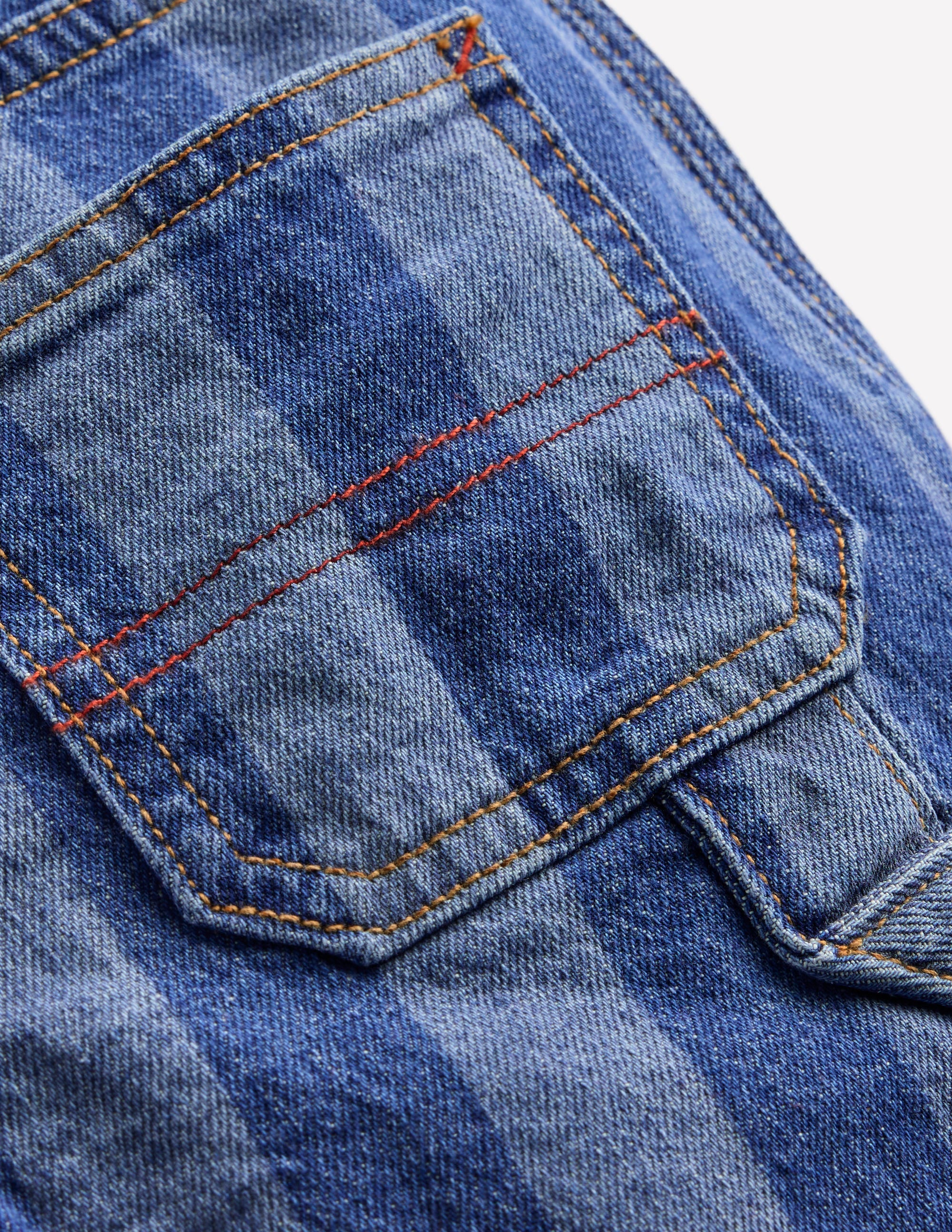 Carpenter-Shorts-Schattenblau Streifen - Image 3