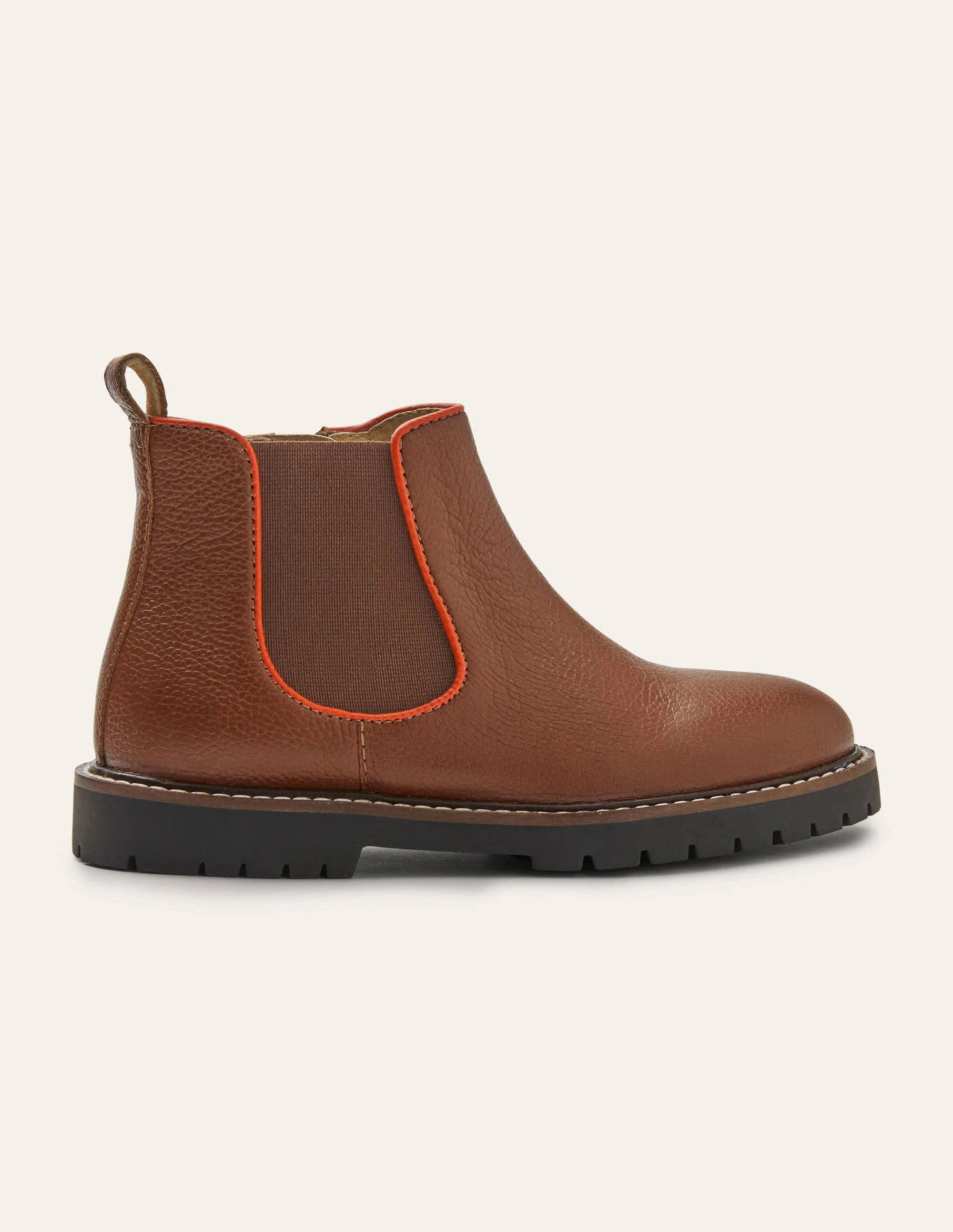 Chelsea-Boots aus Leder-Hellbraun - Image 2