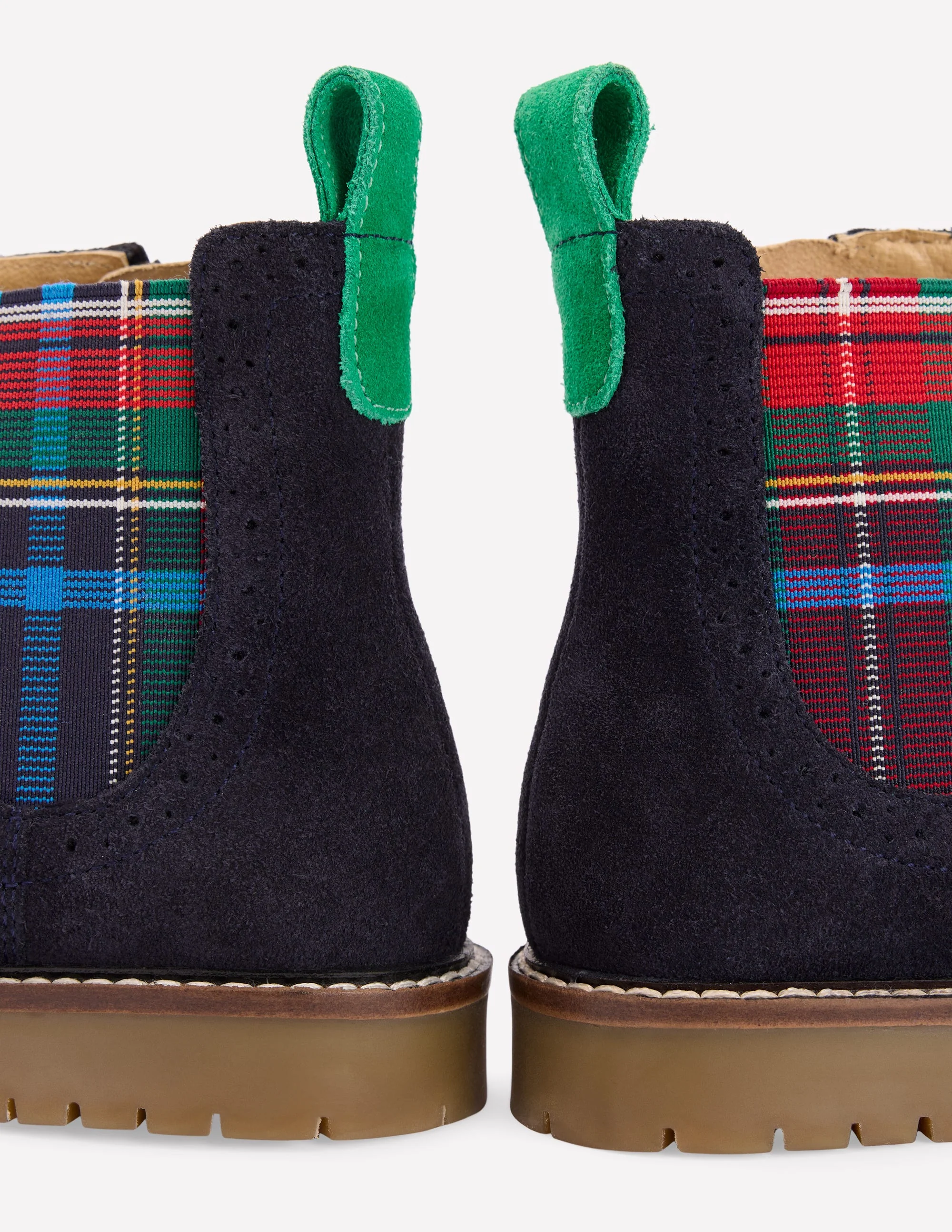 Chelsea-Boots aus Wildleder-Schuluniform-Marineblau Wildleder - Image 3