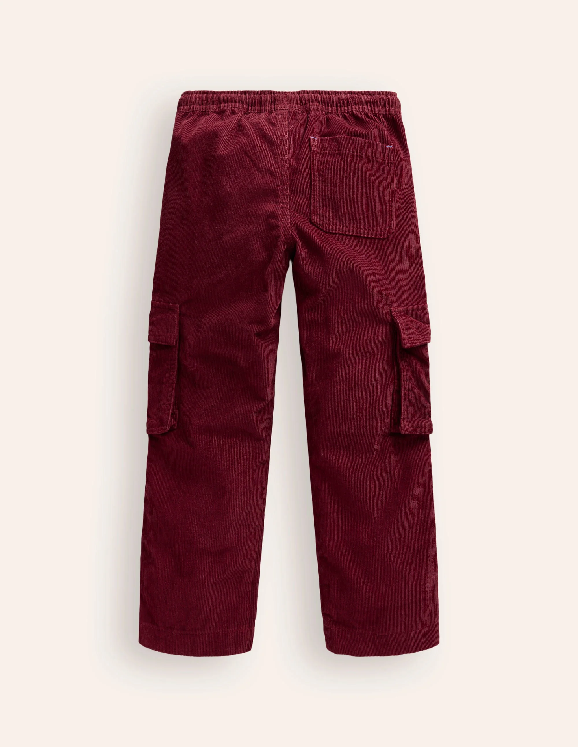 Cord-Cargohose zum Hineinschlüpfen-Dunkles Rubinrot - Image 2