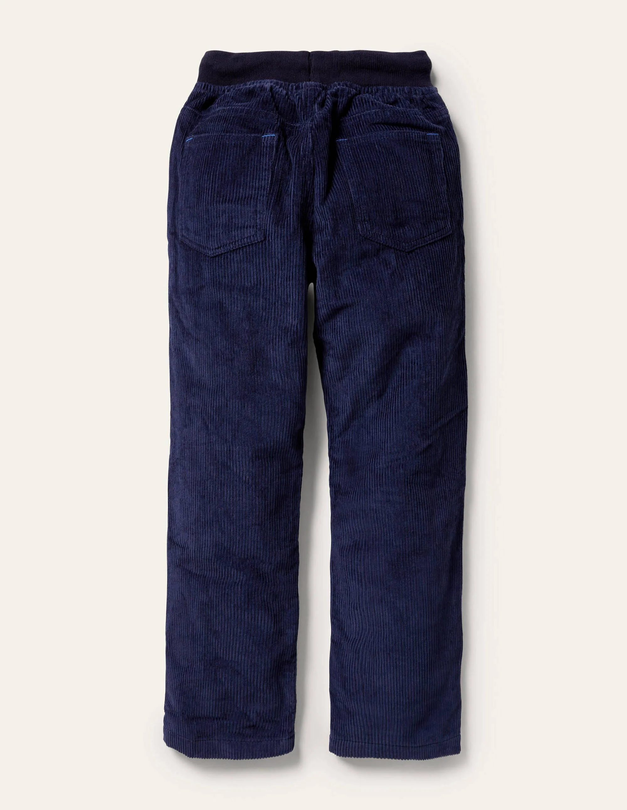Cordhose mit kuscheligem Futter-Schuluniform-Navy - Image 2