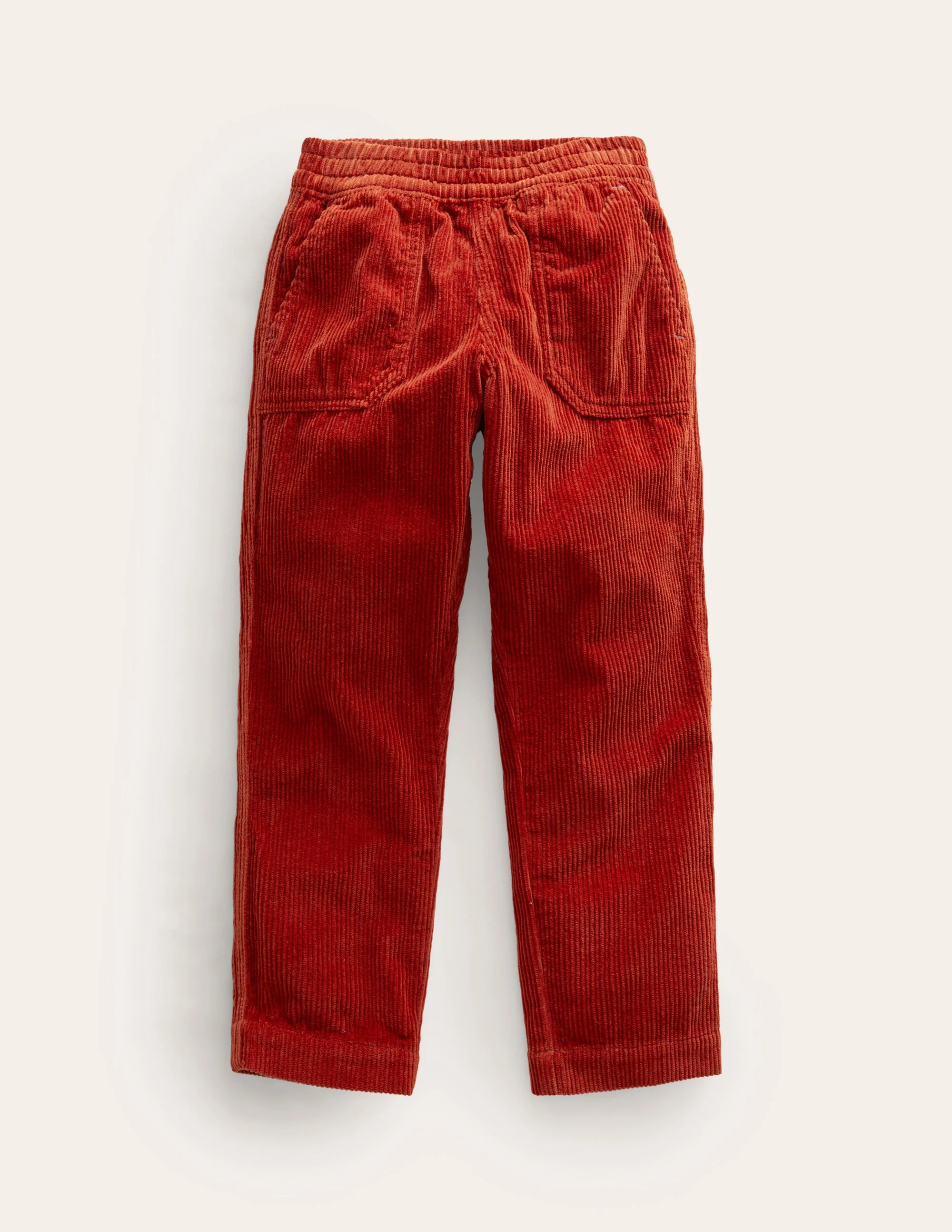 Cordhose zum Hineinschlüpfen-Kastanienbraun