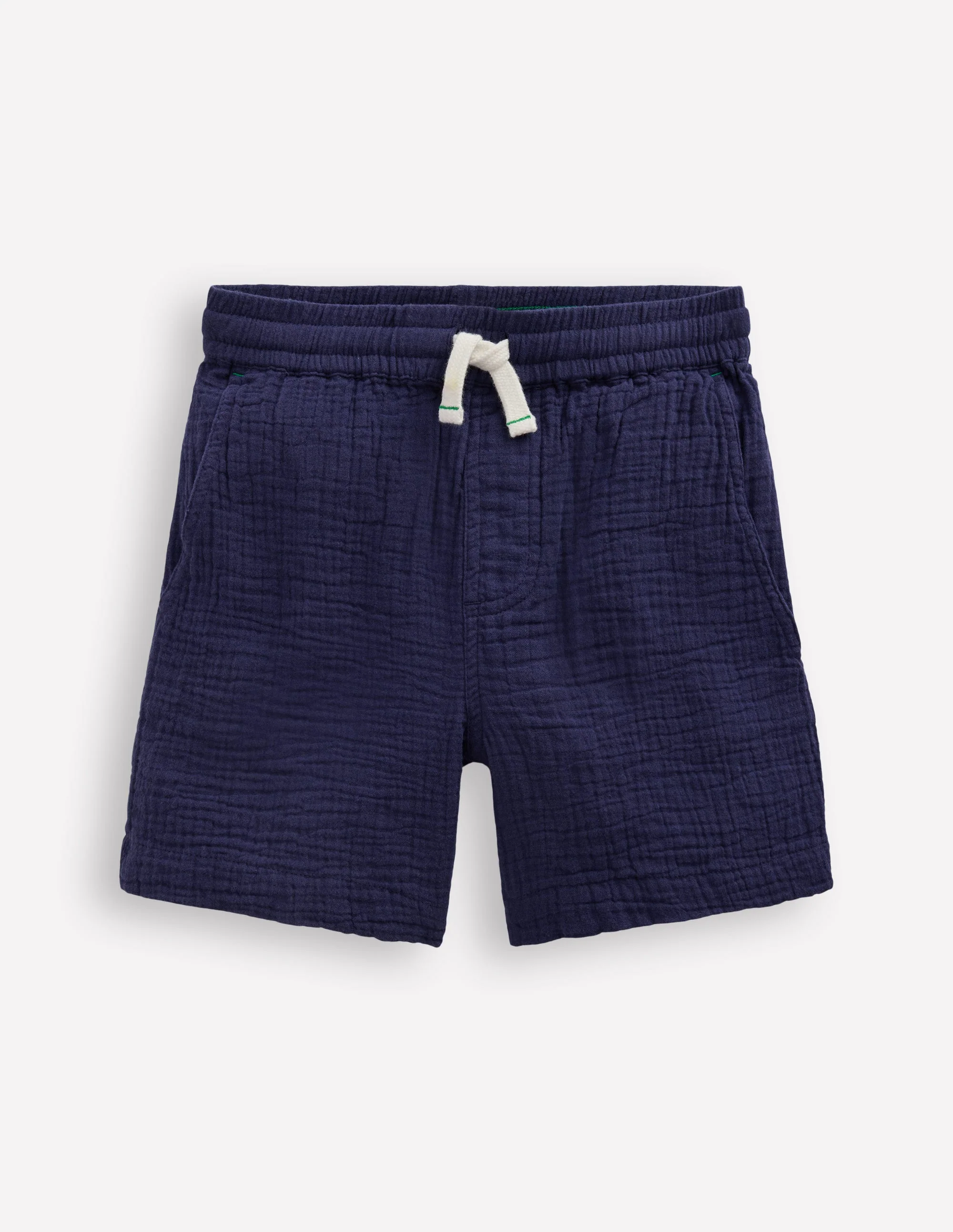 Doppeltuch-Shorts-Marineblau - Image 2