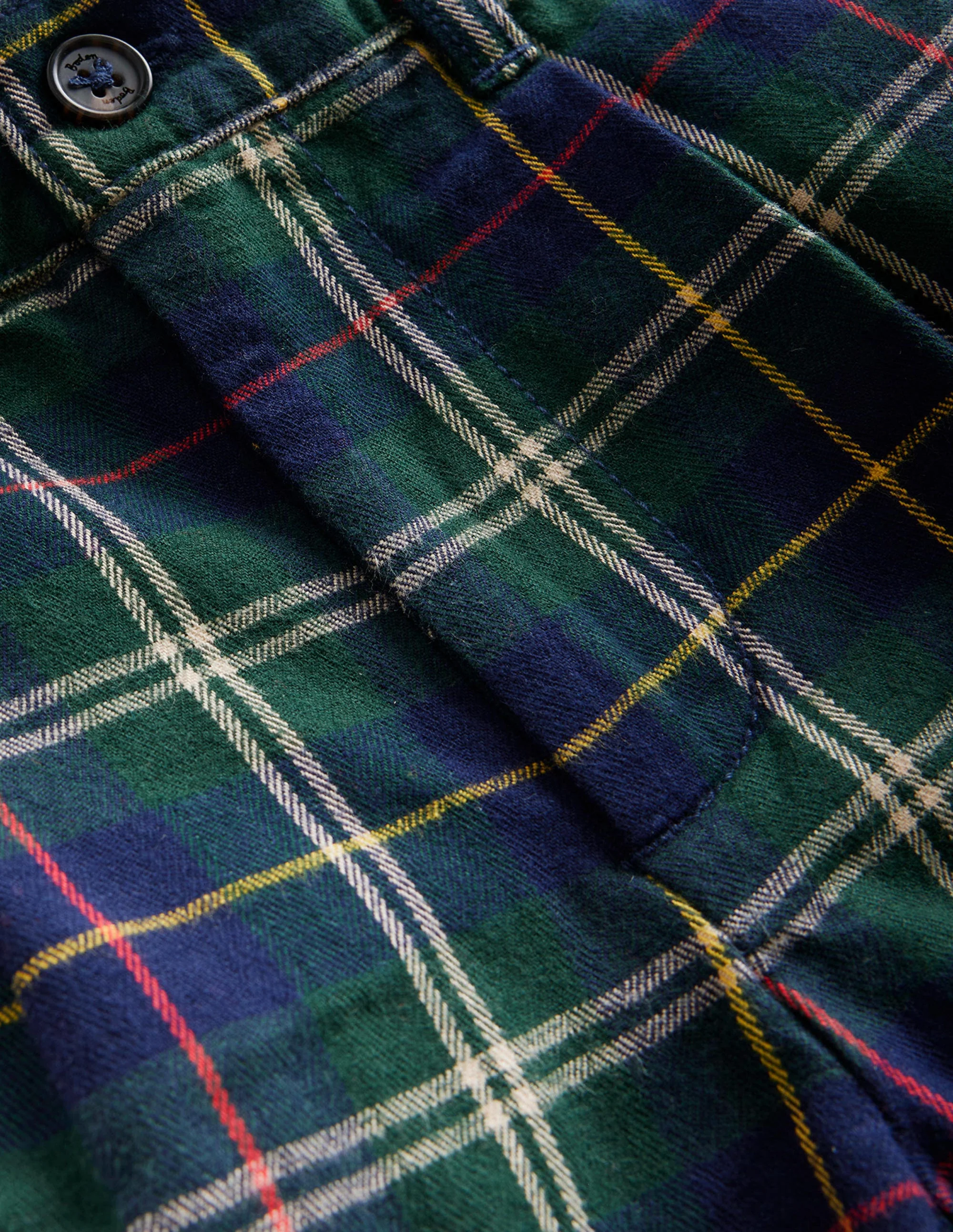 Elegante Hose-Blau / Grün Kariert - Image 3