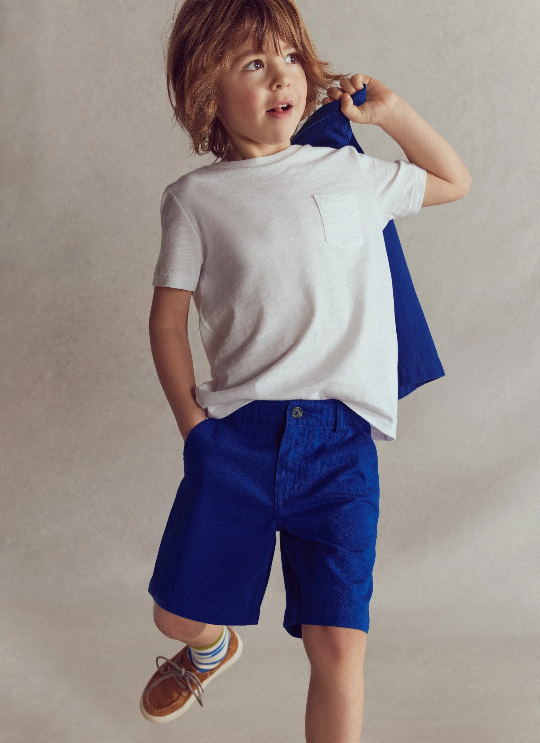 Elegante Shorts-Sodalith-Blau