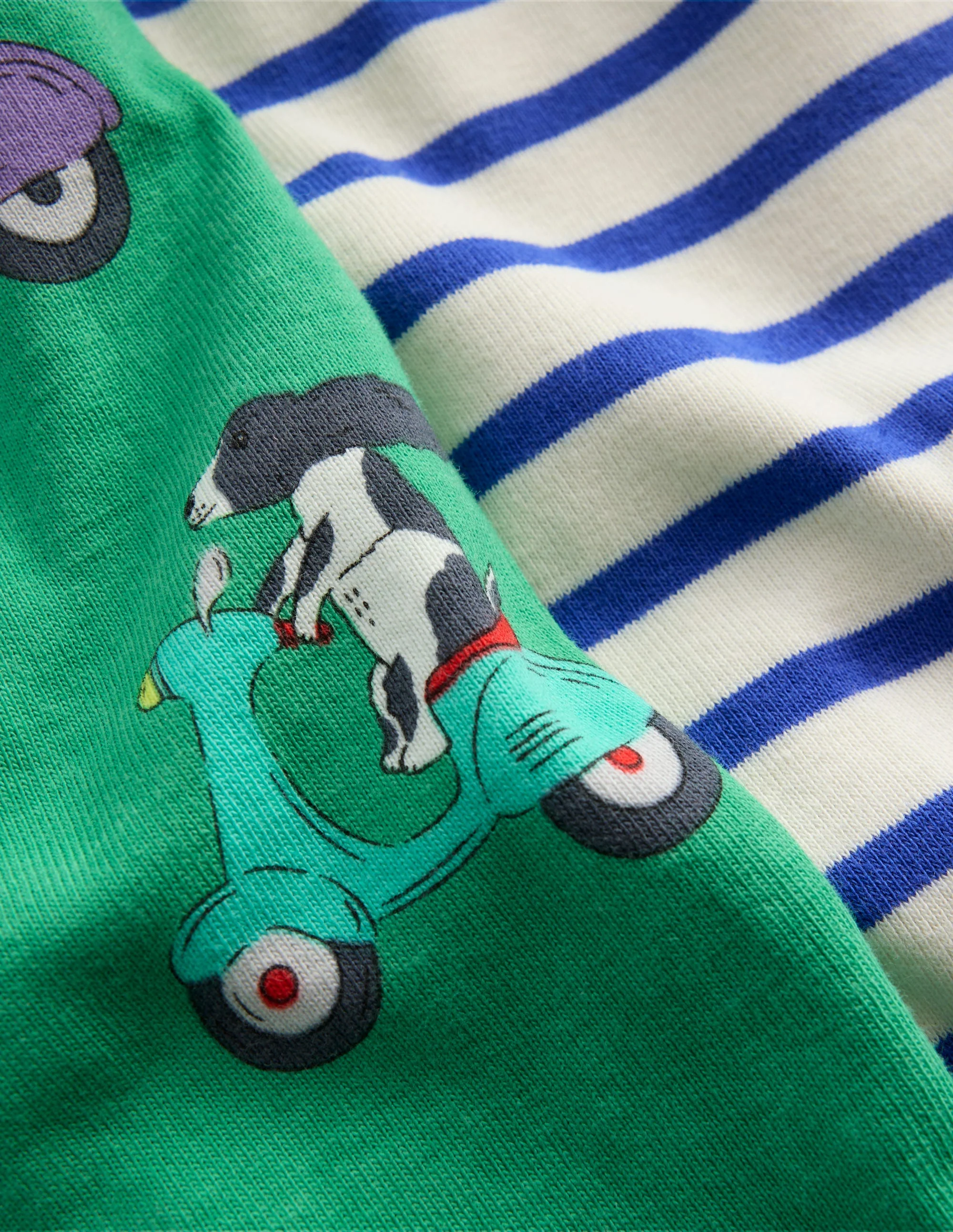 Eng anliegende, kurze Unterhosen im Doppelpack-Welpe Roller und Blaue Streifen - Image 3