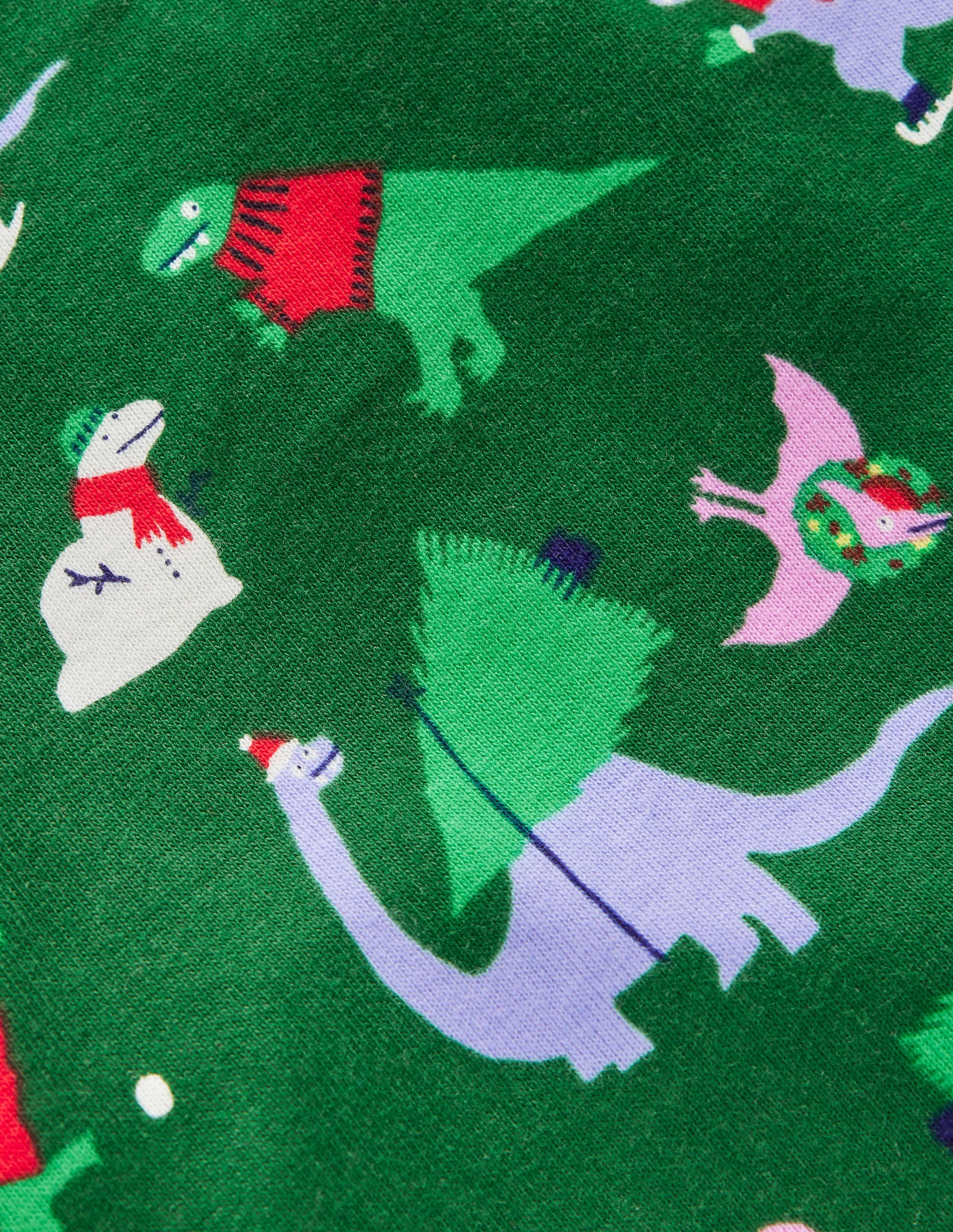 Eng anliegender, langer Schlafanzug-Eden Weihnachtsdinos - Image 3