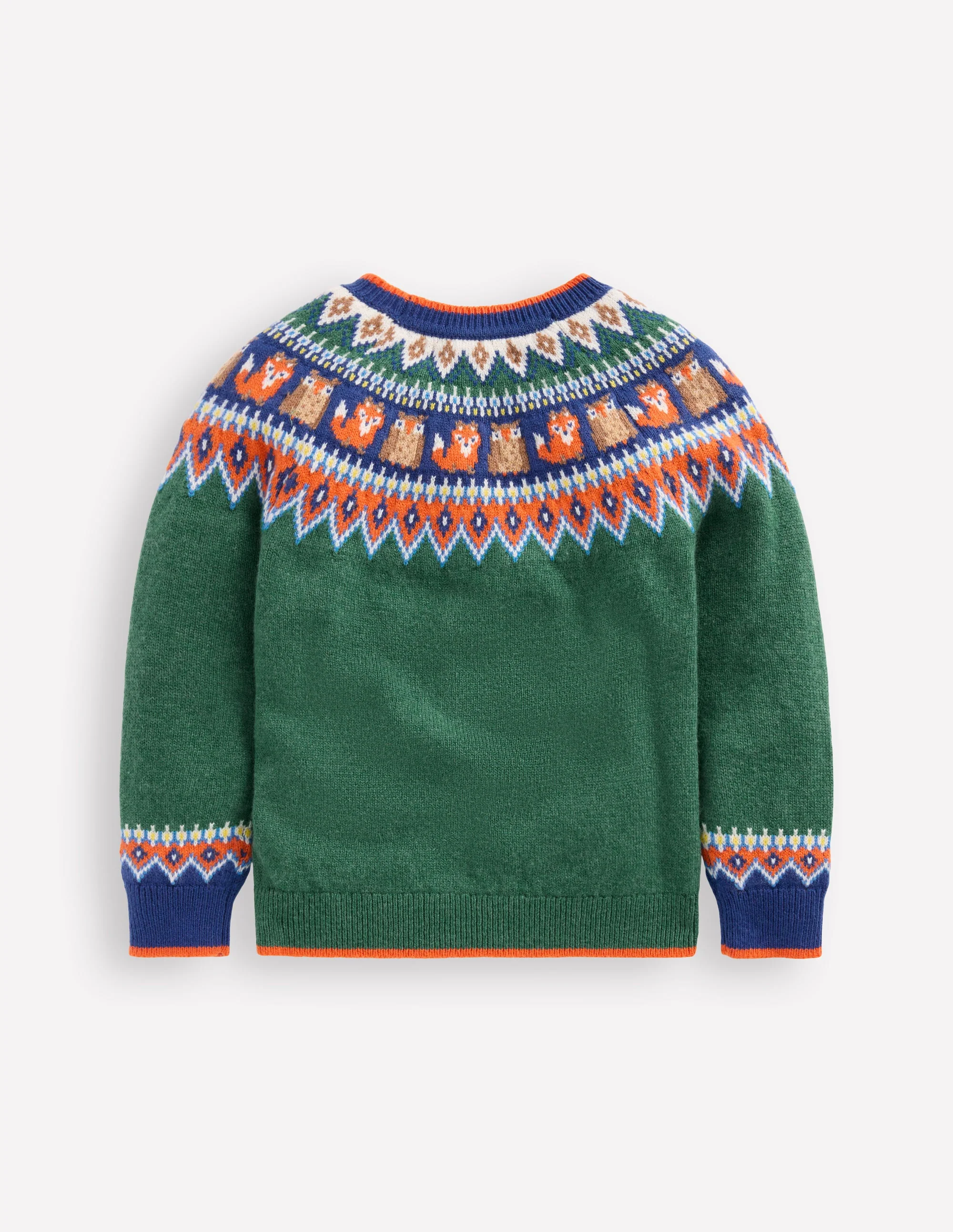 Fair-Isle-Pullover-Juwelengrün Wald - Image 6