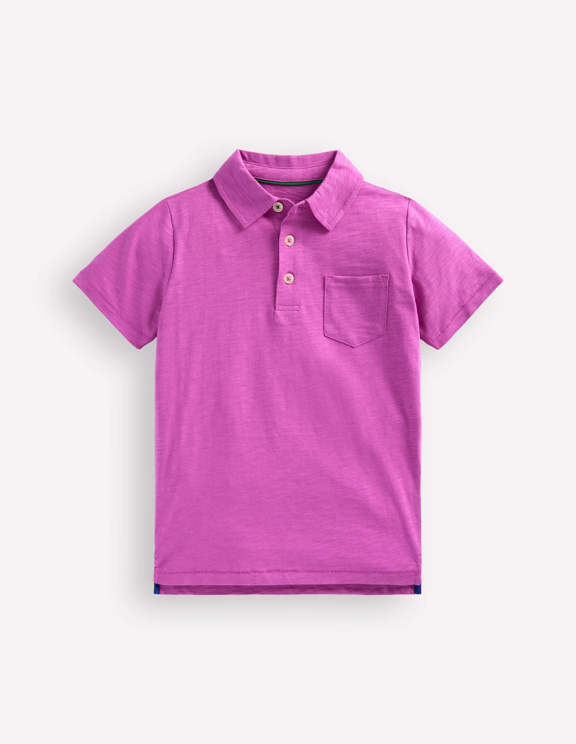 Flammgarn-Polohemd-Fingerhut-Lila