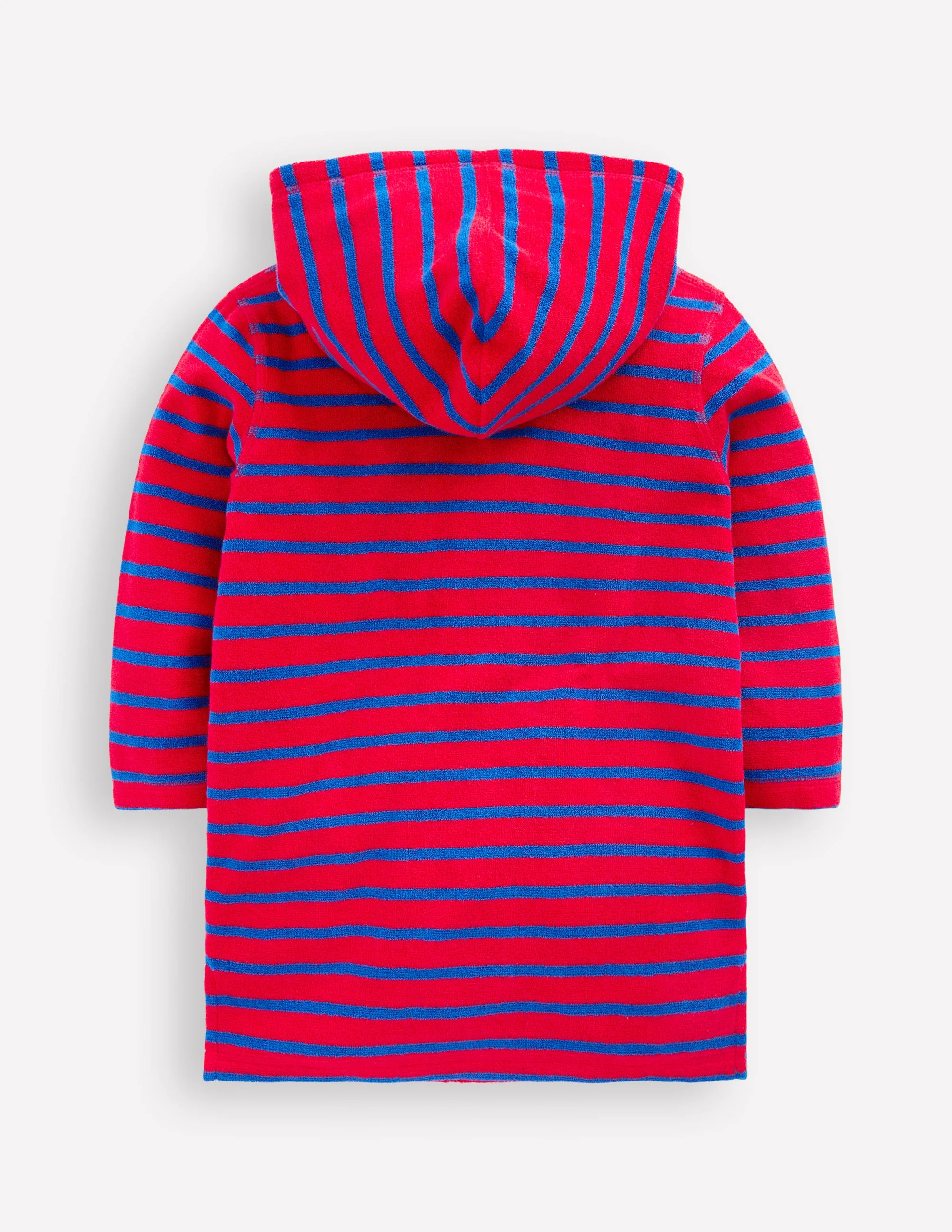 Frottee-Badeponcho mit Applikation-Galerie-Blau/Mohnblumenrot Krokodil - Image 2