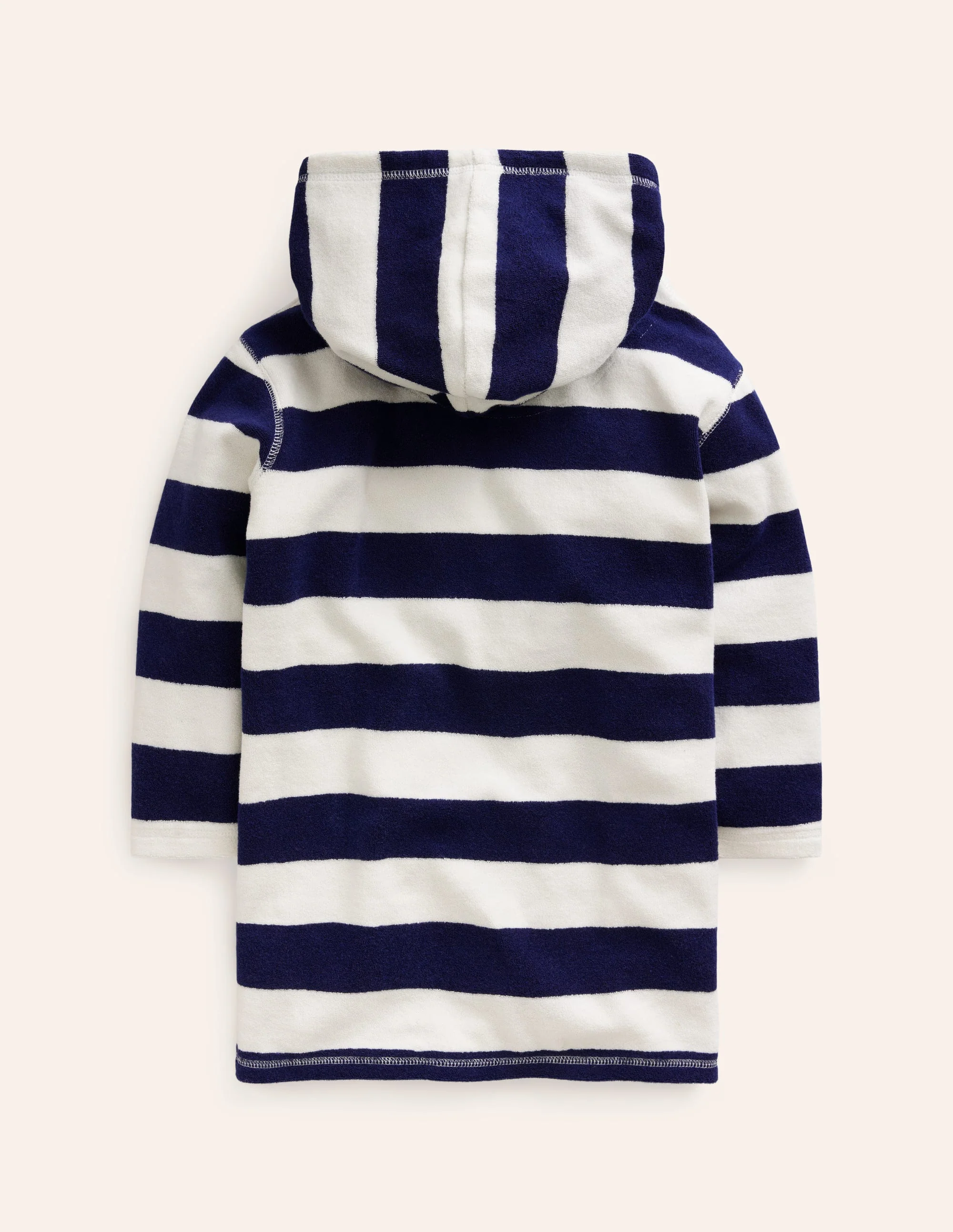 Frottee-Badeponcho mit Applikation-Schuluniform-Marineblau/Naturweiß Schildkröte - Image 2