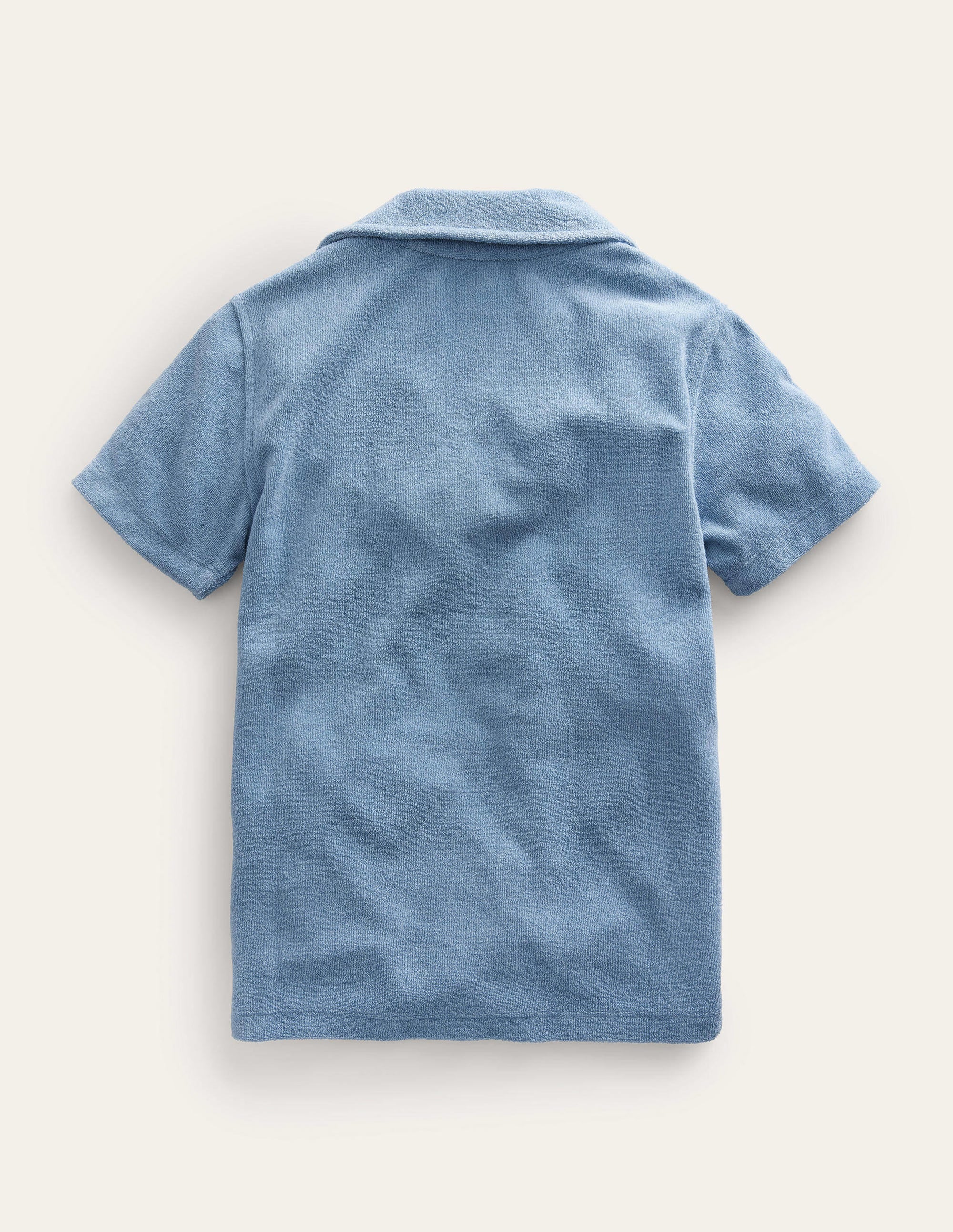 Frottee-Poloshirt-Graublau - Image 2