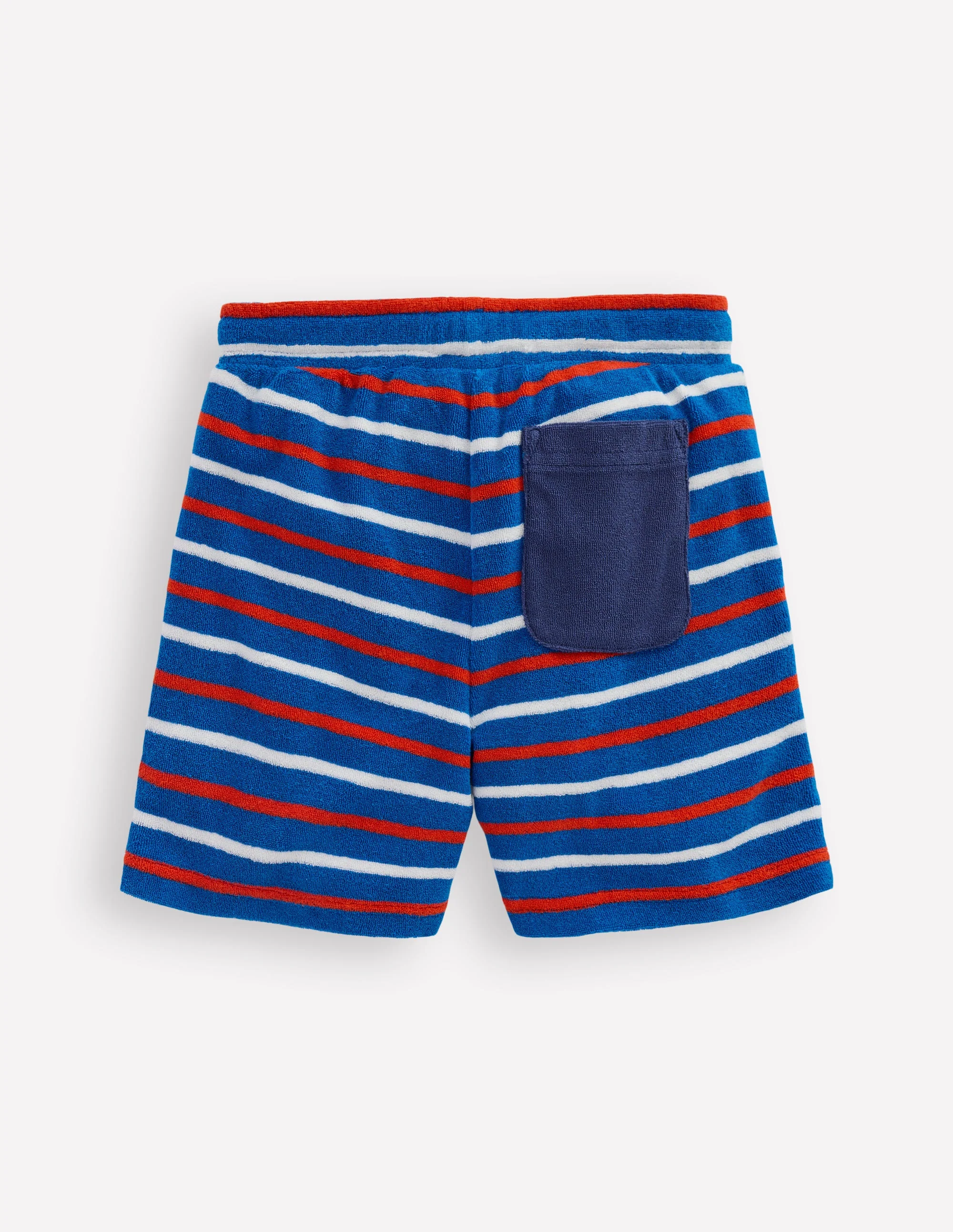 Frottee-Shorts-Blau Streifen - Image 2