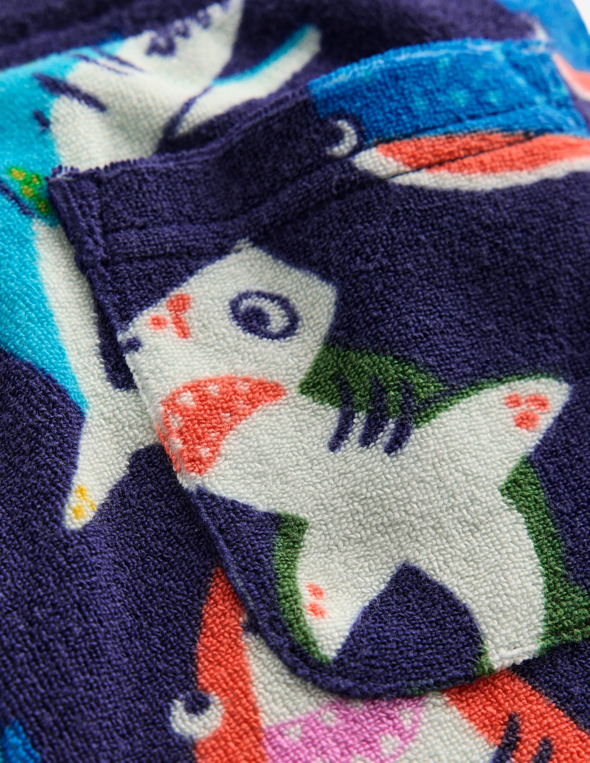 Frottee-Shorts-Marineblau Haie - Image 3