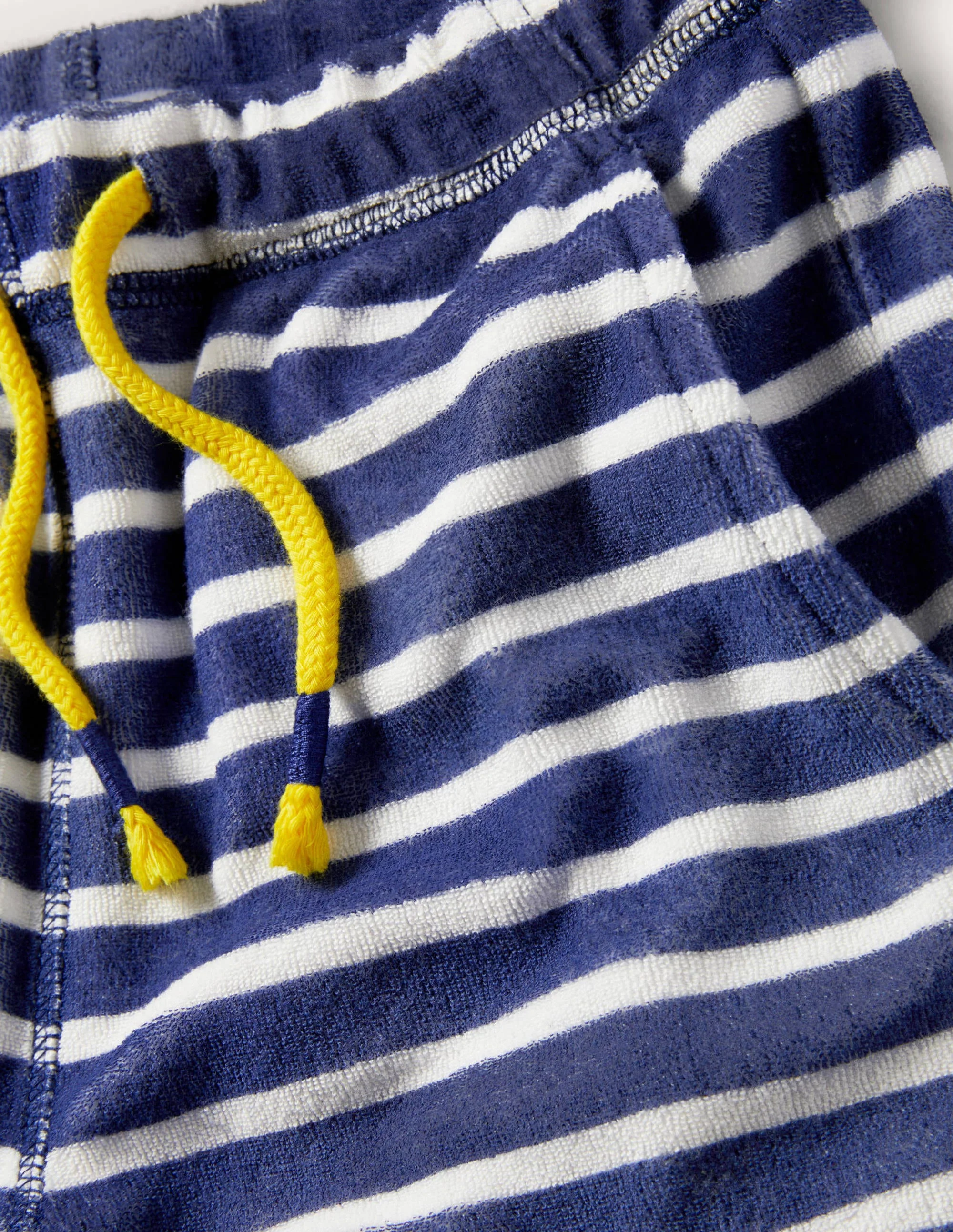 Frottee-Sweatshorts-Segelblau/Weiß - Image 3