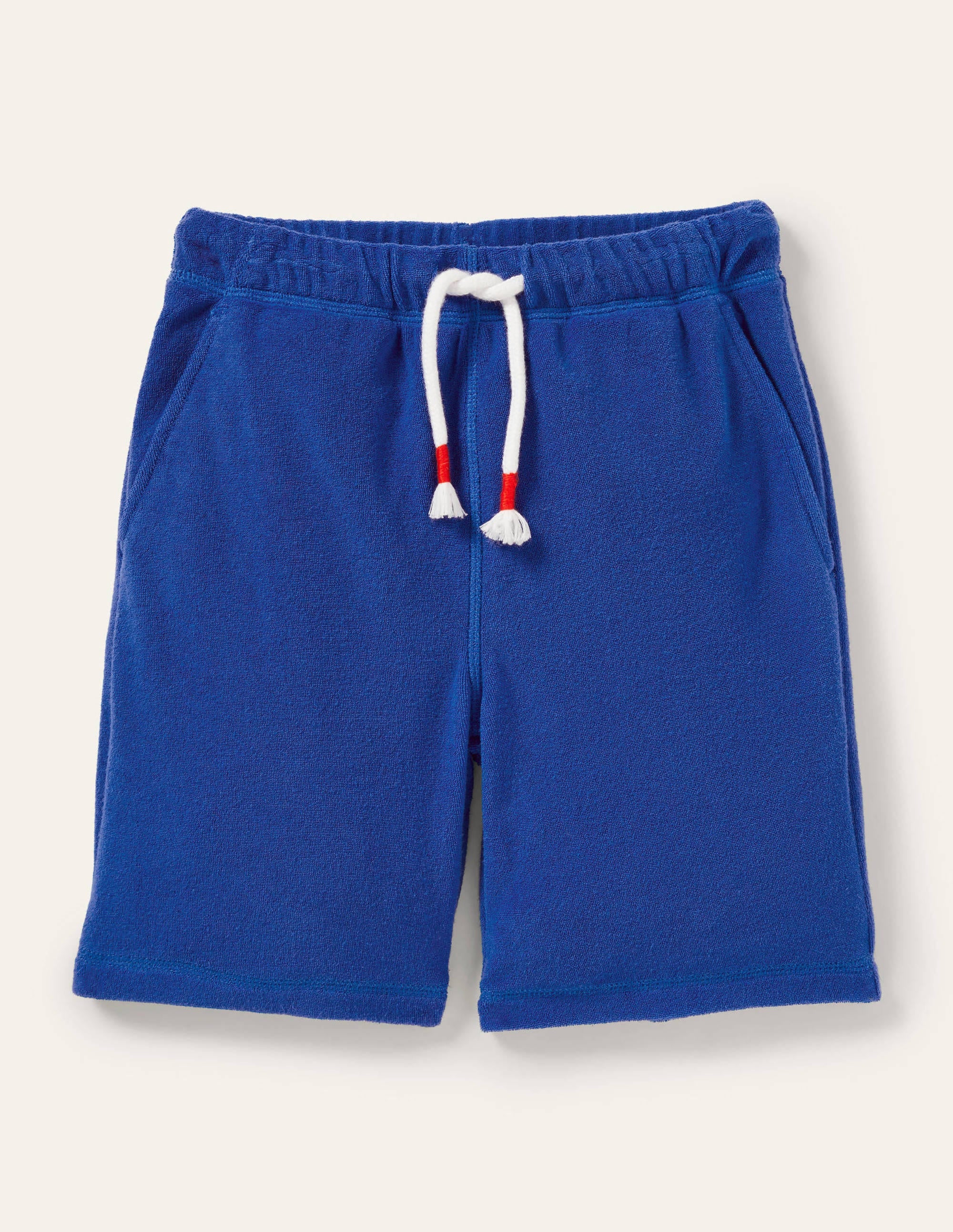 Frottee-Sweatshorts-Wellenblau, Regenbogen