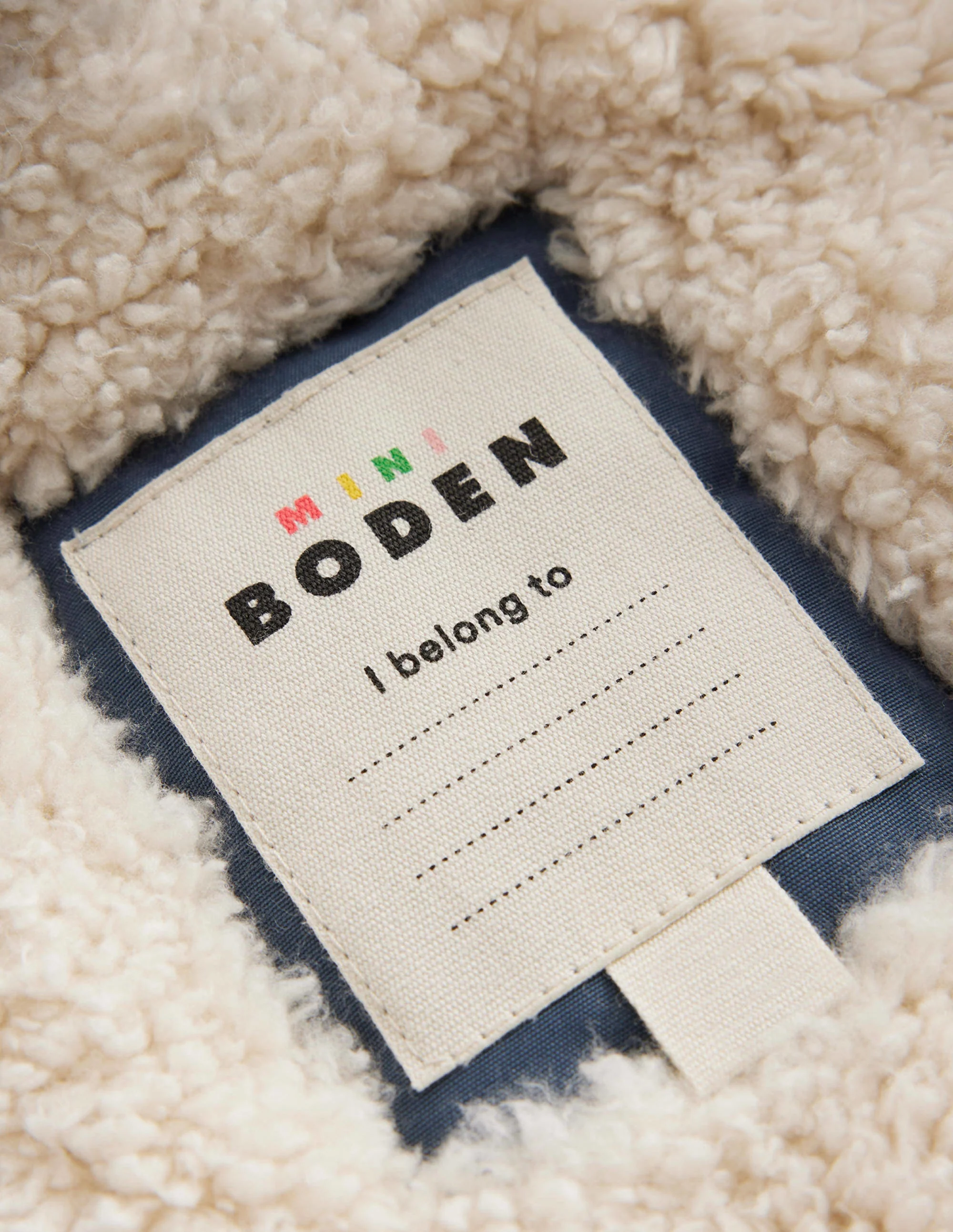 Gefütterte Bomberjacke mit Kapuze-Roboterblau - Image 4