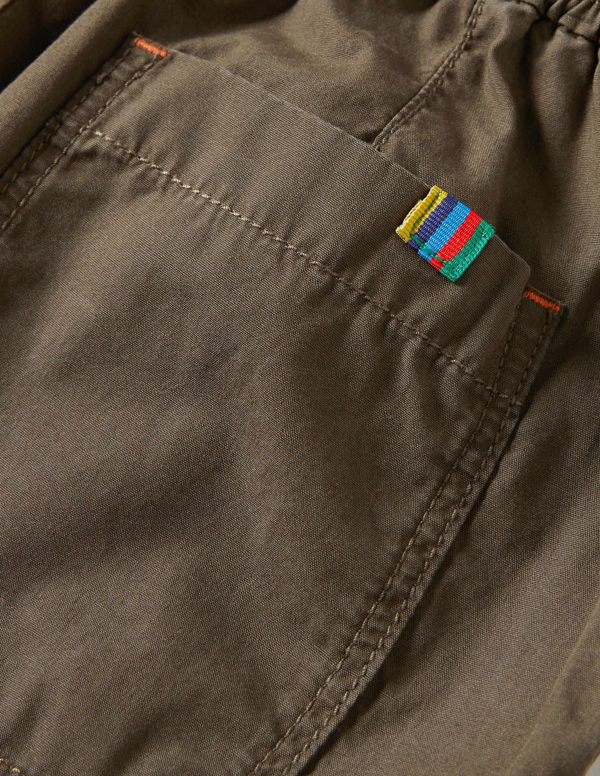 Gefütterte Cordhose-Khaki - Image 3