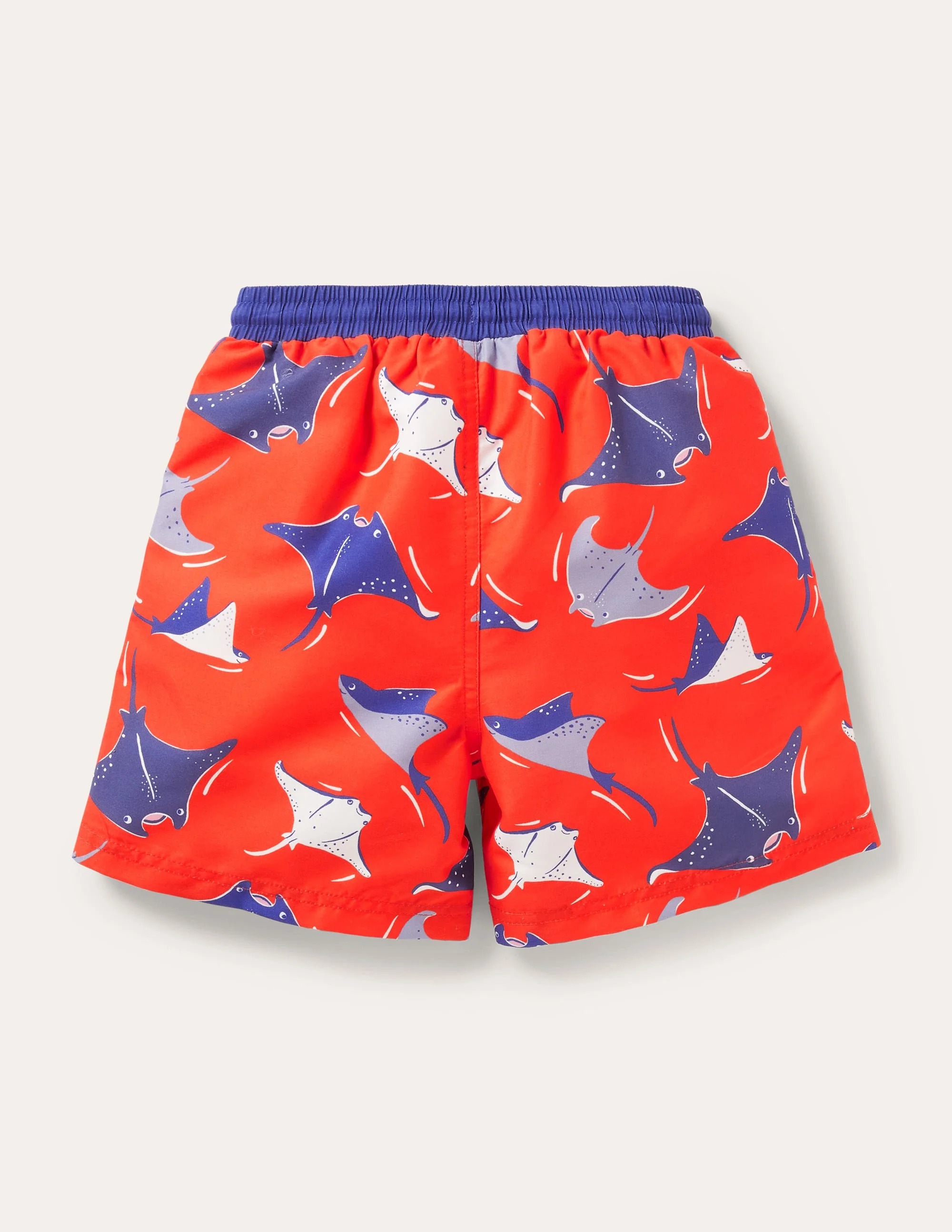 Gemusterte Badeshorts-Feuerwerkskörperrot, Mantarochen - Image 2