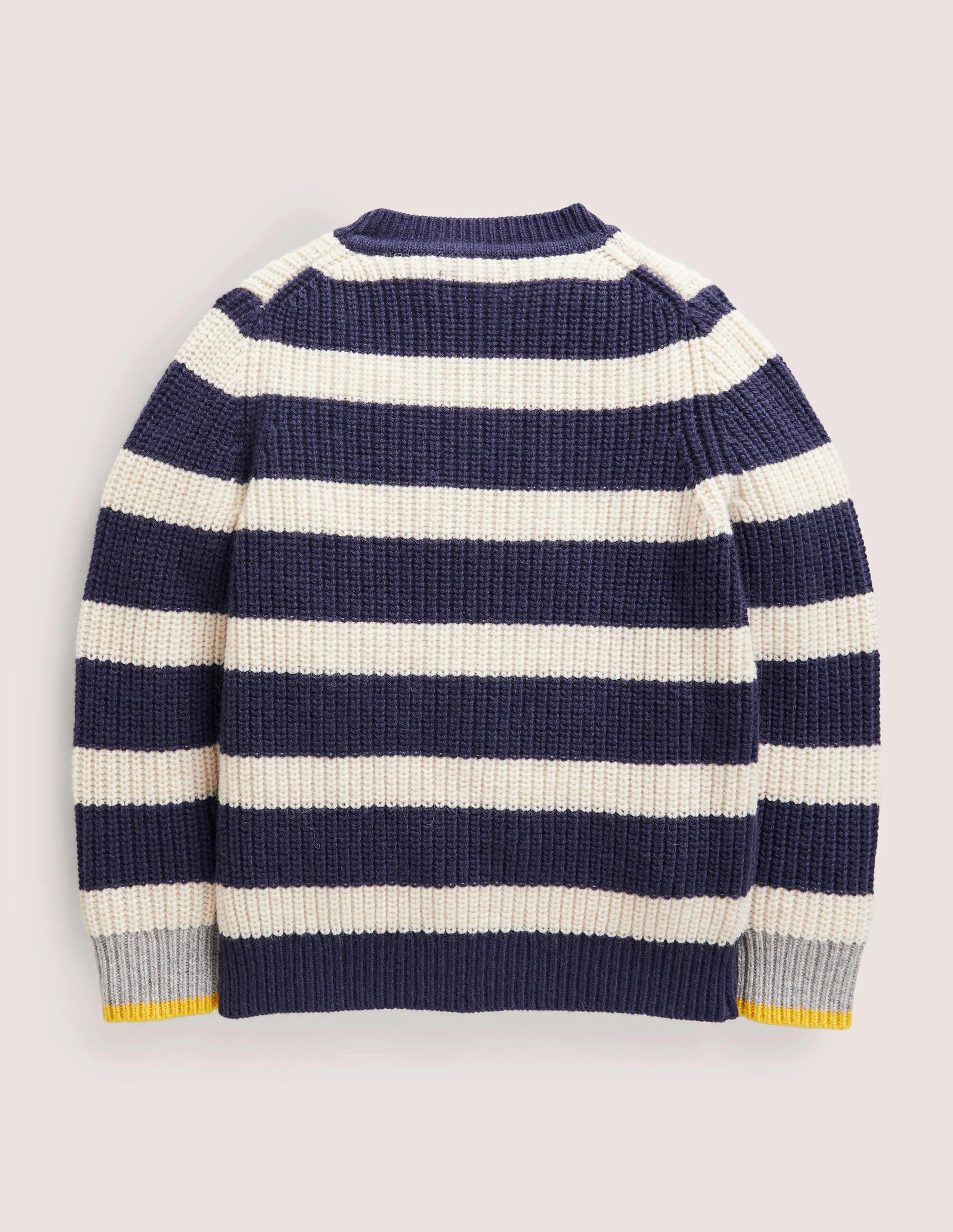 Grob gestrickter Seemannspullover-Schuluniform-Navy - Image 2