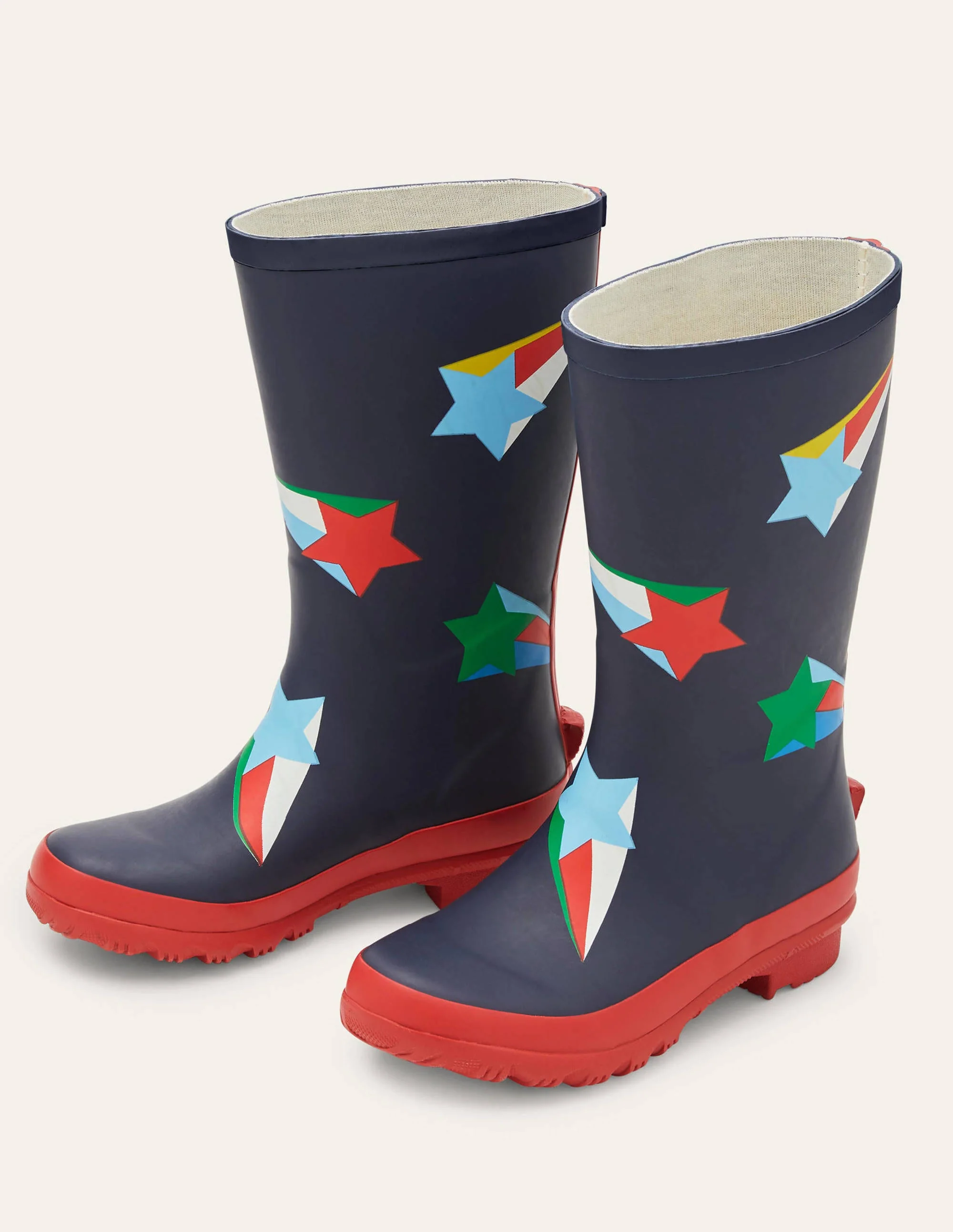 Gummistiefel-Schuluniform-Navy, Sterne