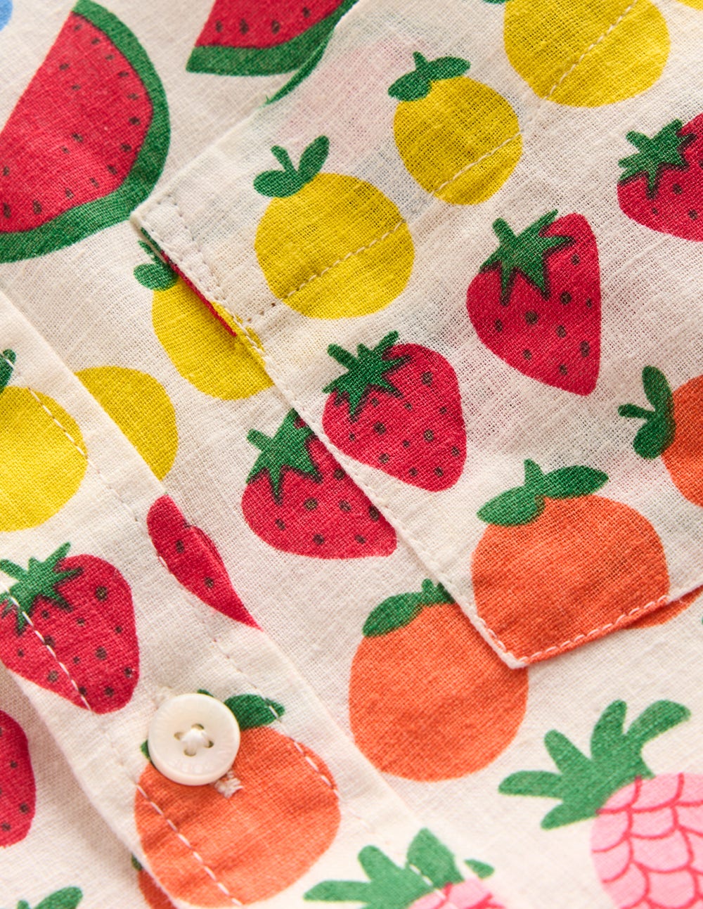 Hemd aus Baumwollleinen-Frucht Streifen - Image 6