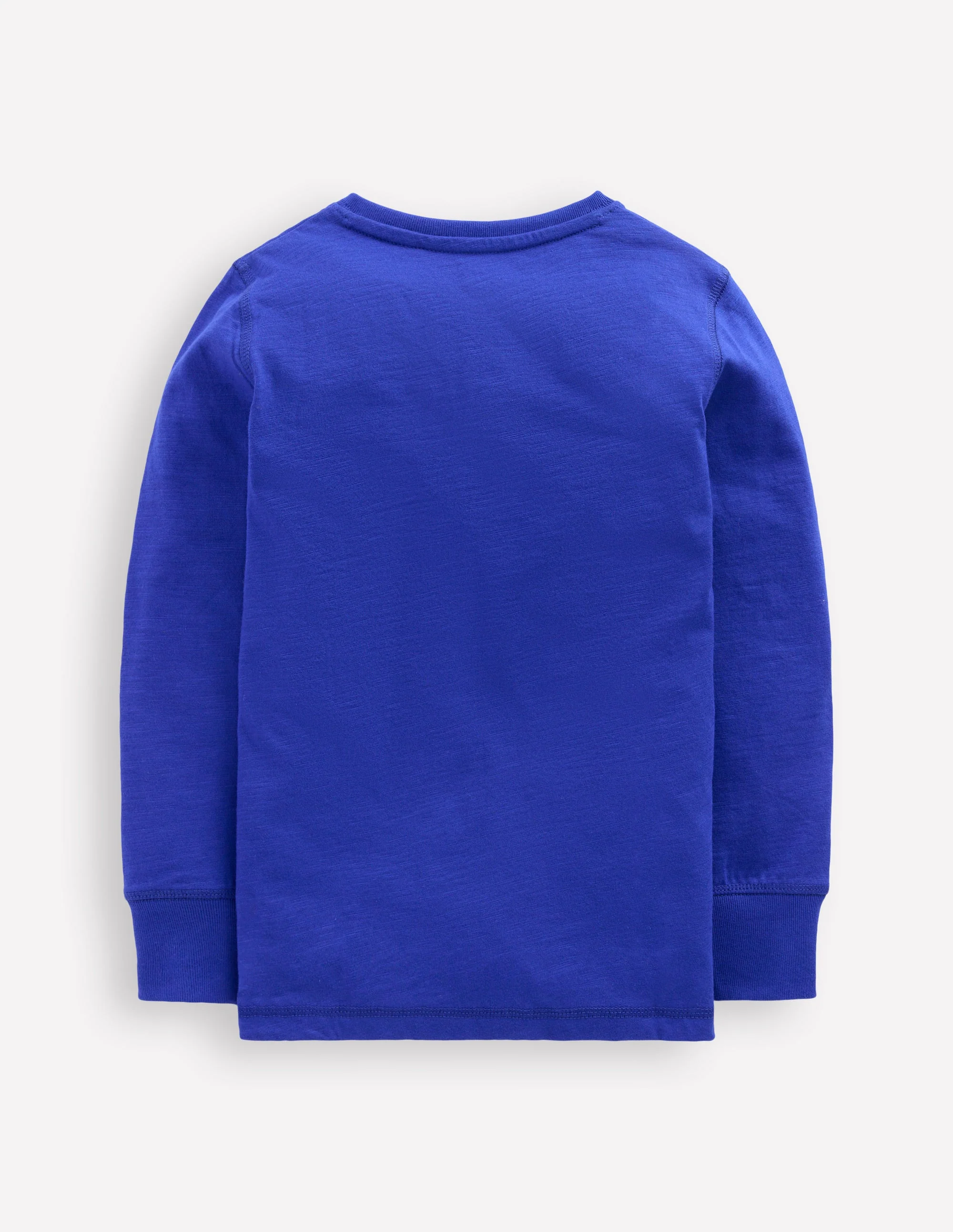 Henley-T-Shirt für den Alltag-Leuchtendes Blau - Image 2
