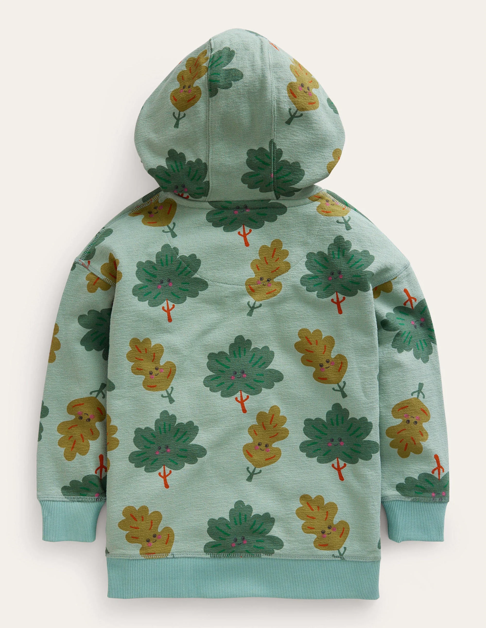 Hoodie mit Druck-Grün Bäume - Image 2