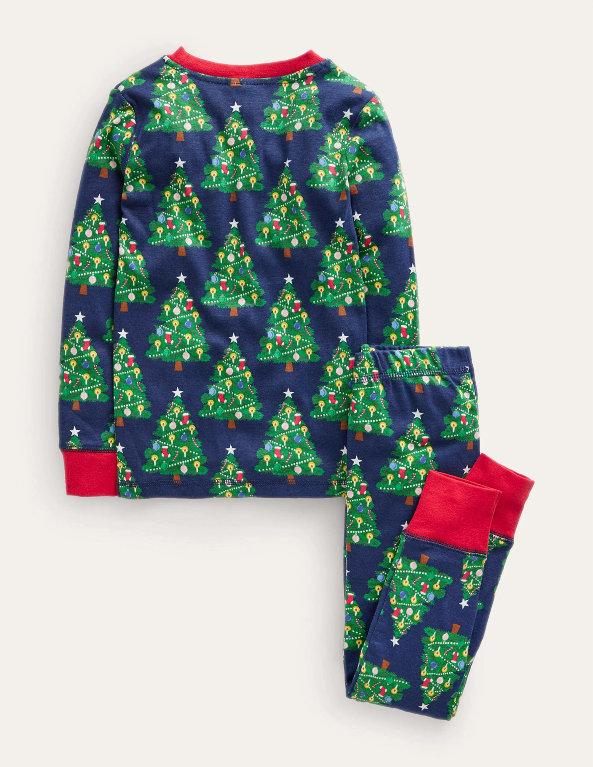 Im Dunkeln leuchtender Schlafanzug-Schuluniform-Marineblau Weihnachten - Image 2